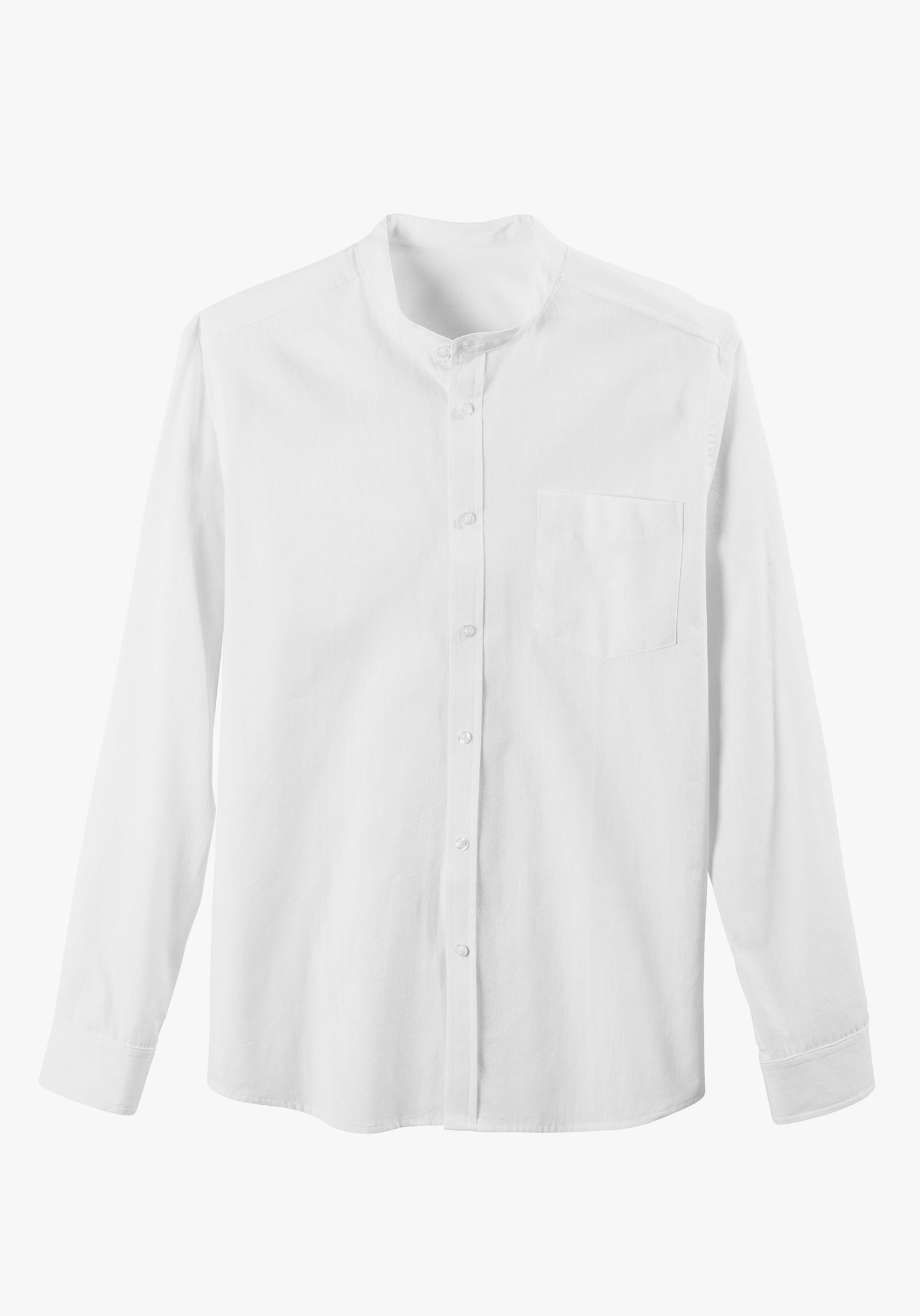 H.I.S Langarmhemd - weiß