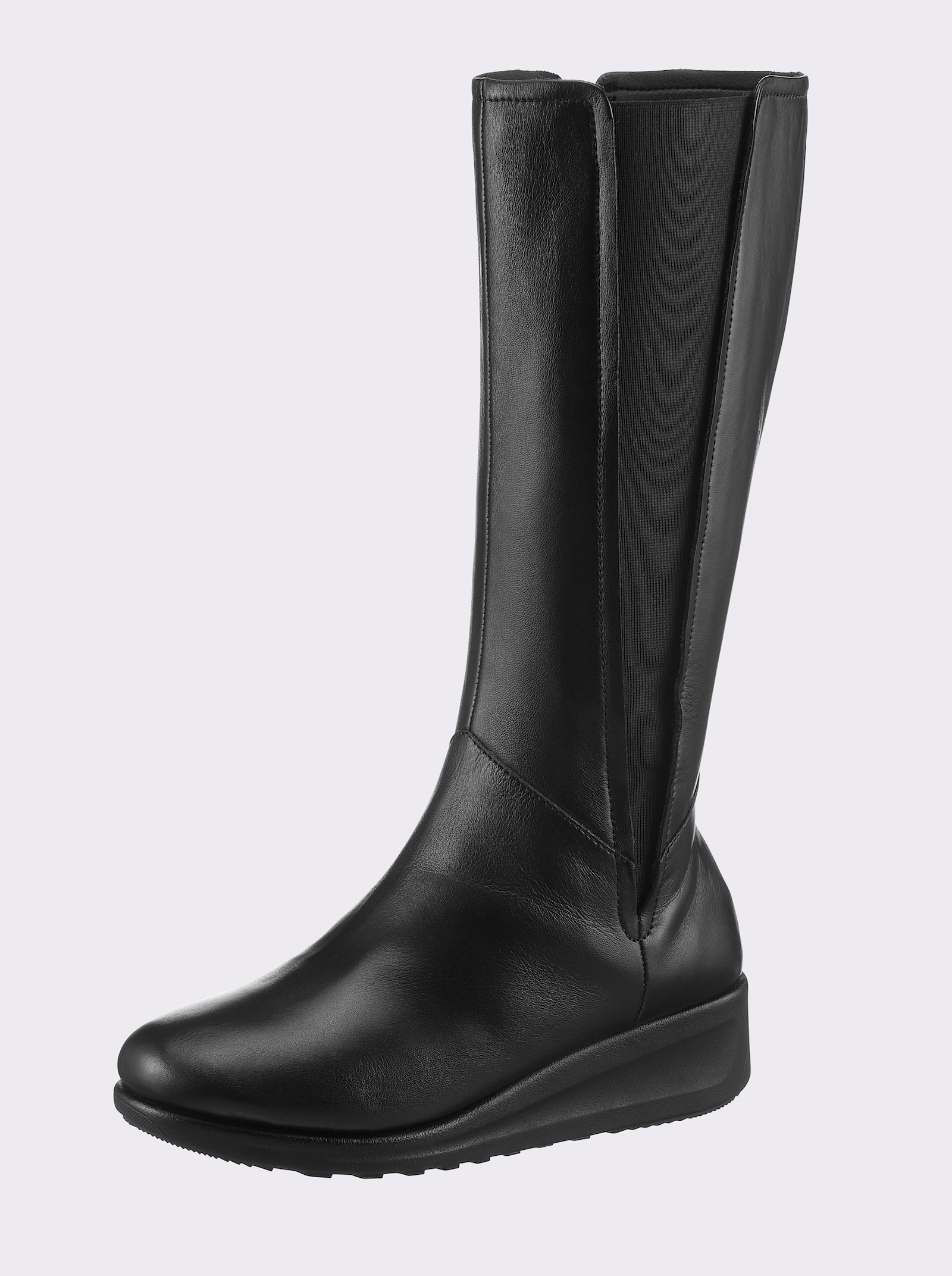 airsoft modern+ Laars met stretchinzet - zwart