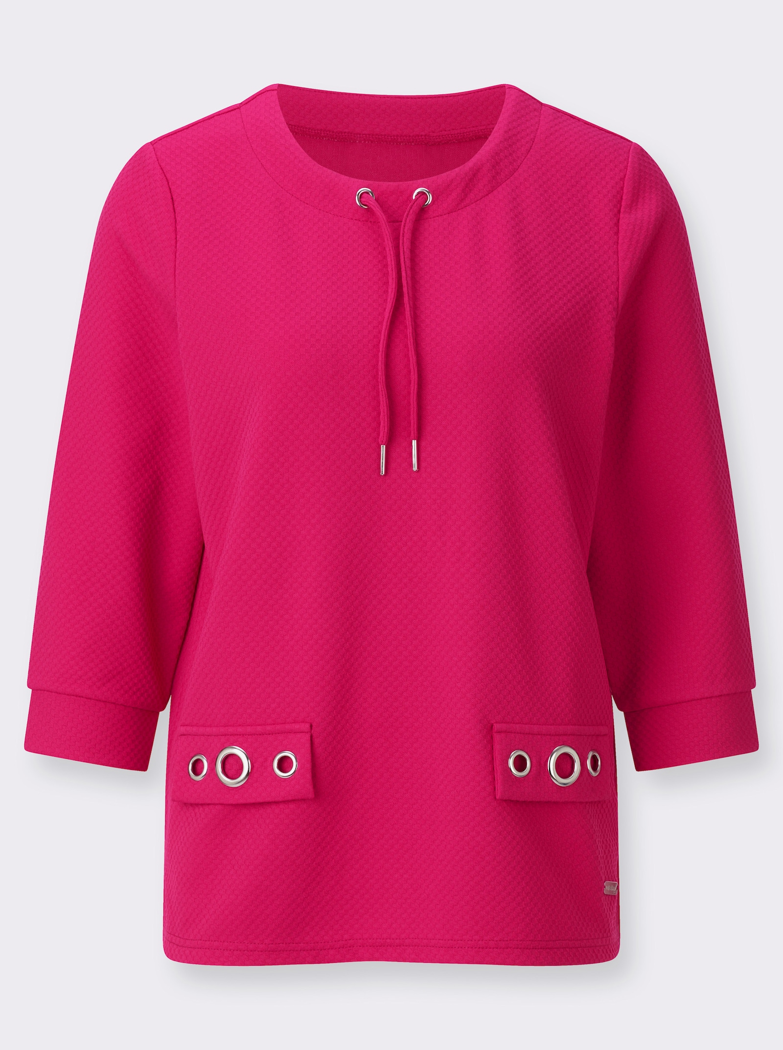 3/4-Arm-Shirt in pflegeleichter Qualität - pink