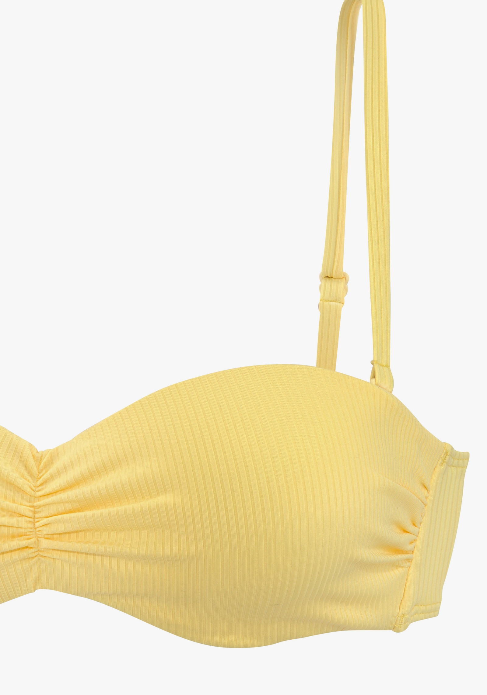 Venice Beach Bandeau-Bikini-Top - gelb