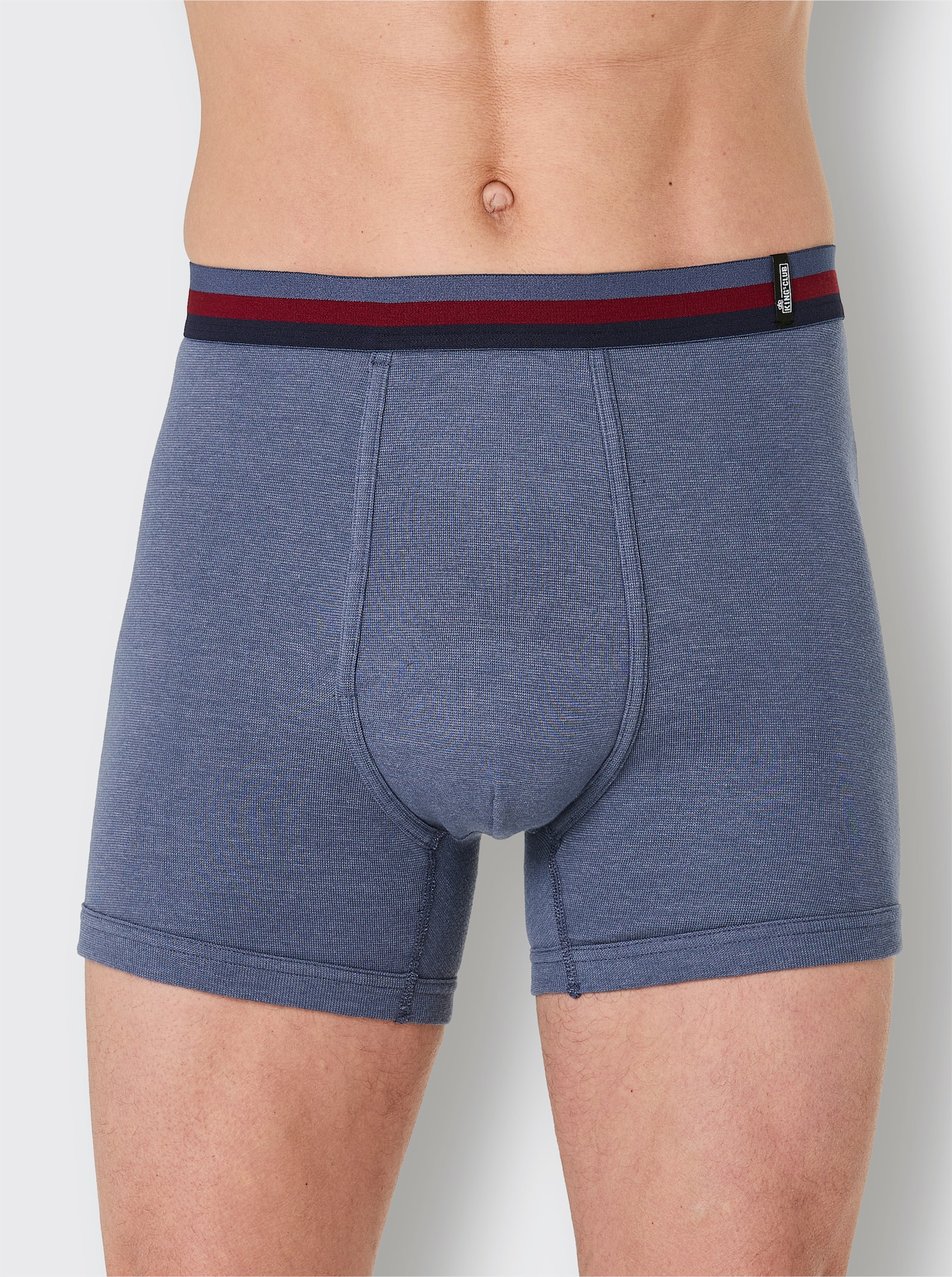 Broek kort - rookblauw