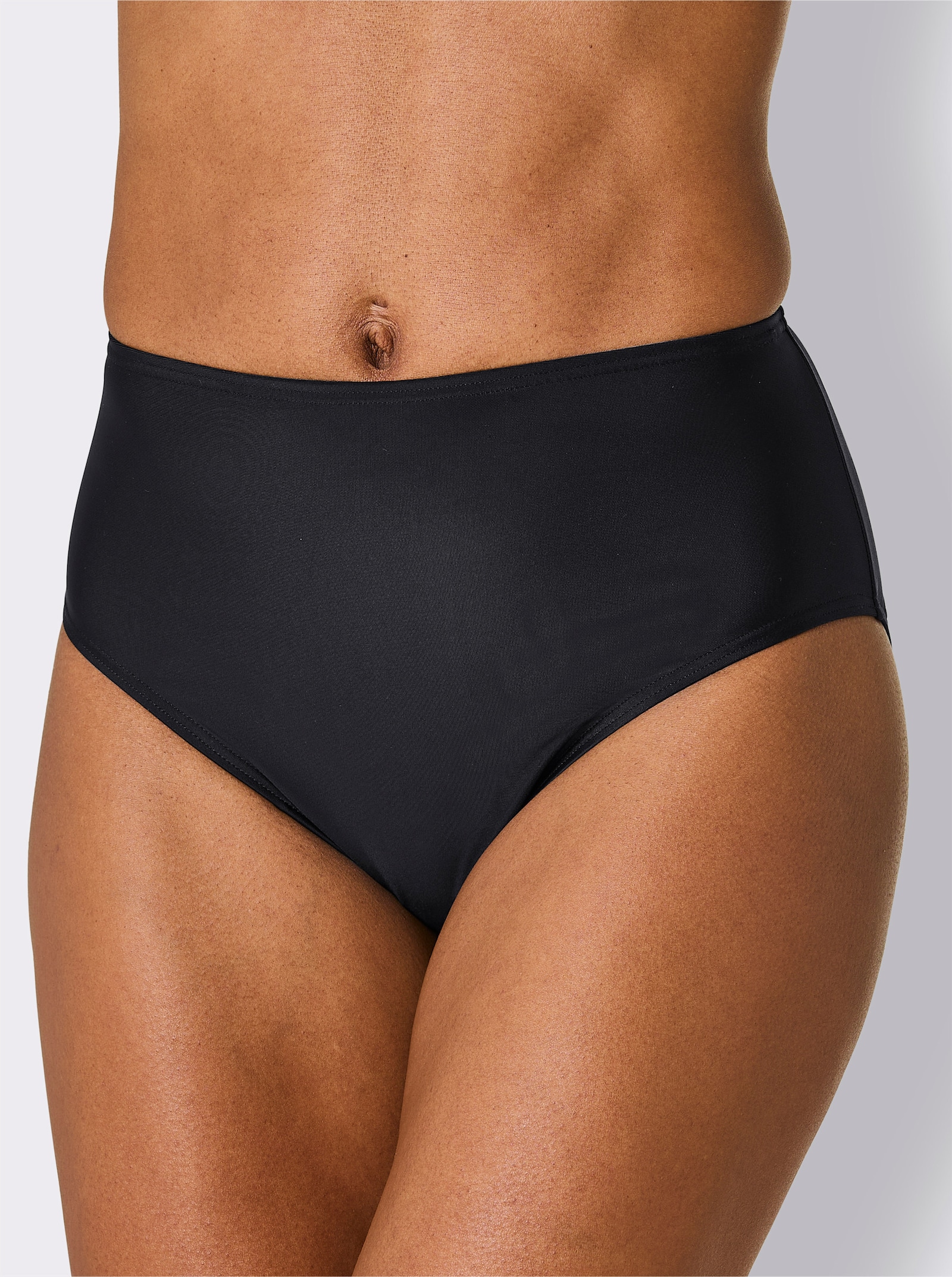 feel good Jednobarevný spodní díl bikin - černá