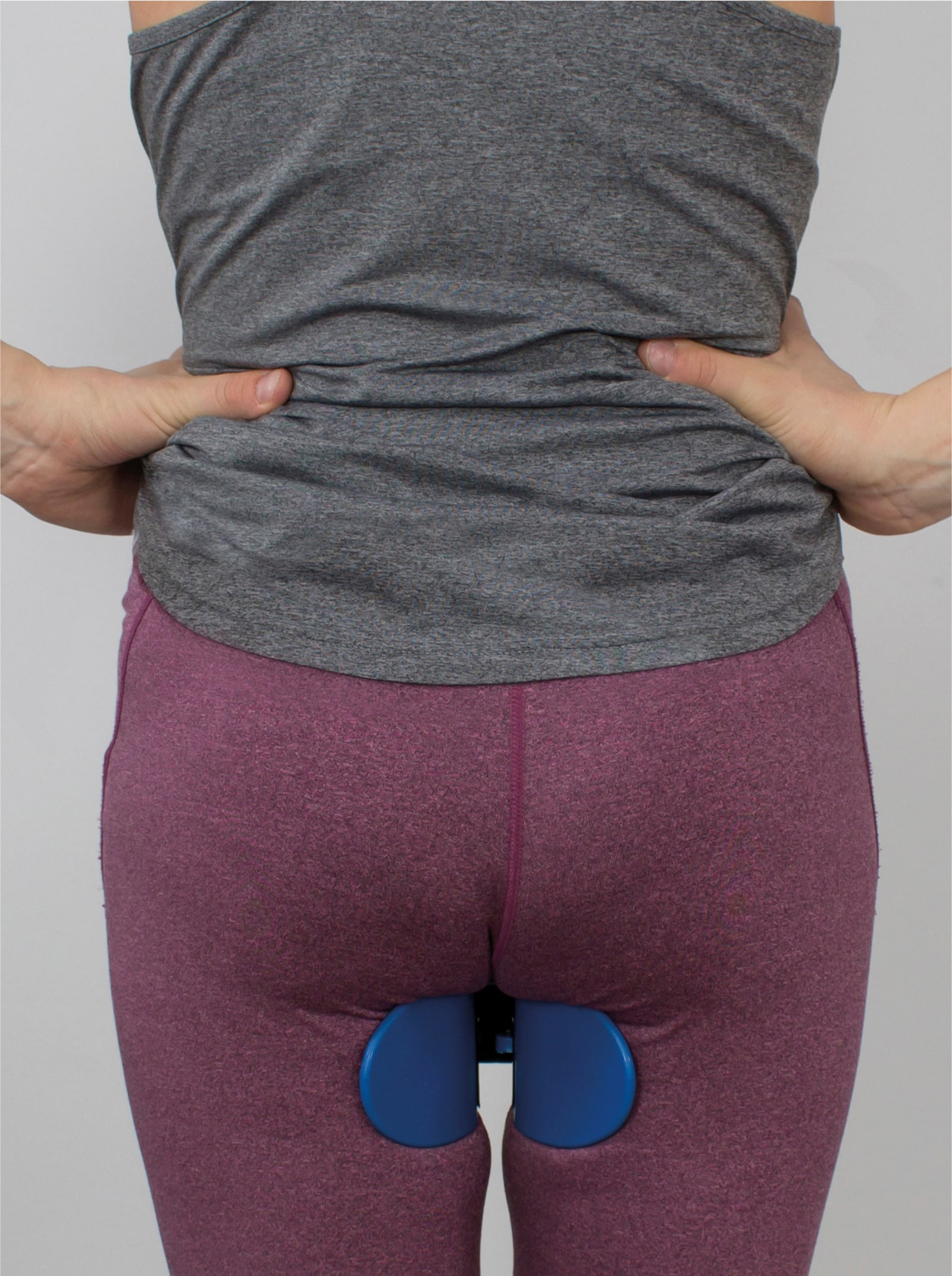 Zařízení na trénink pánevního dna - světlemodrá