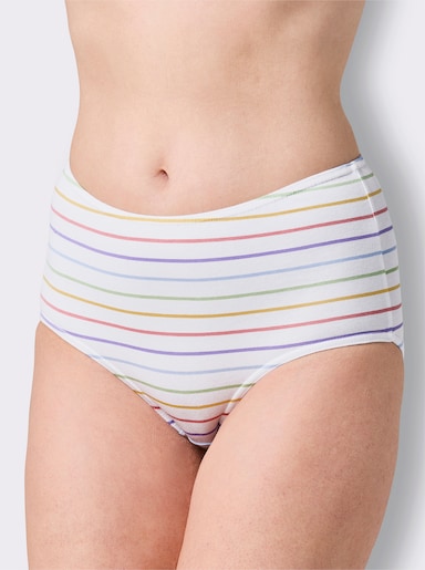 wäschepur Taillenslip - weiß-gestreift