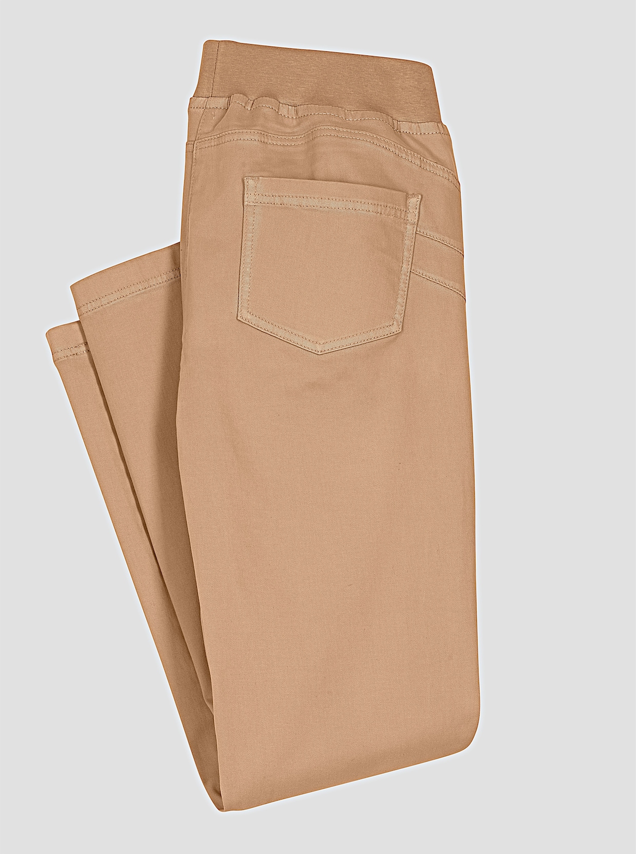 Push-up-Jeans - camel