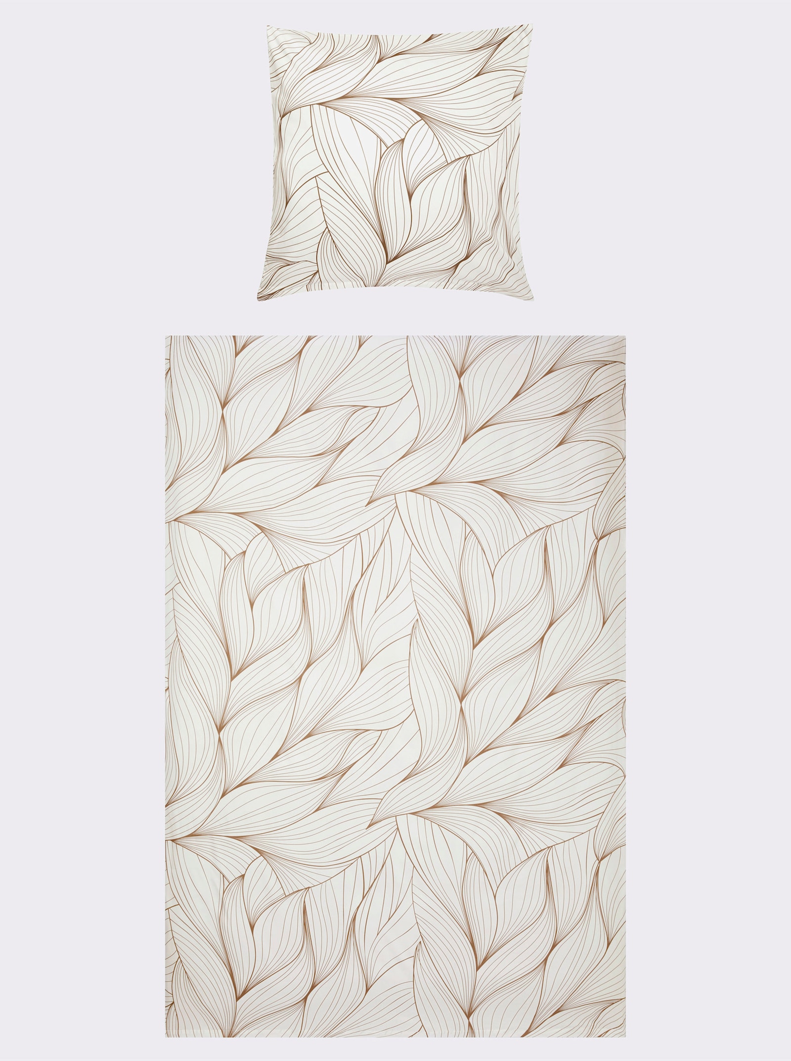 wäschepur Bedtextiel - ecru geprint