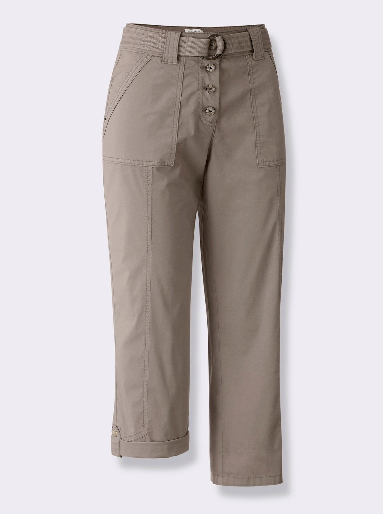 Capri-Hose - taupe