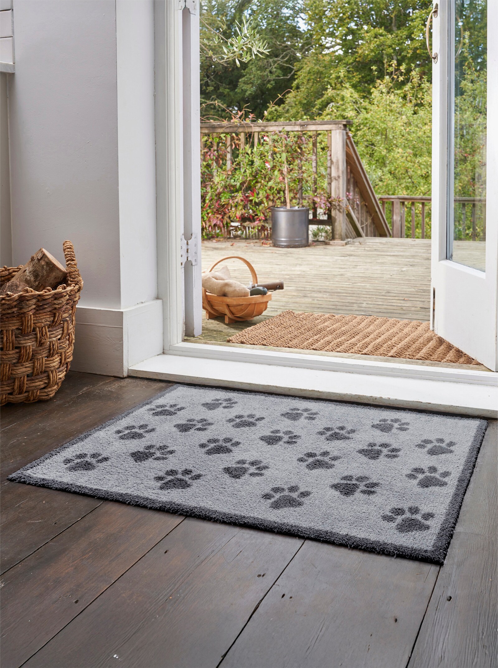 Turtle Mat Fußmatte - grau