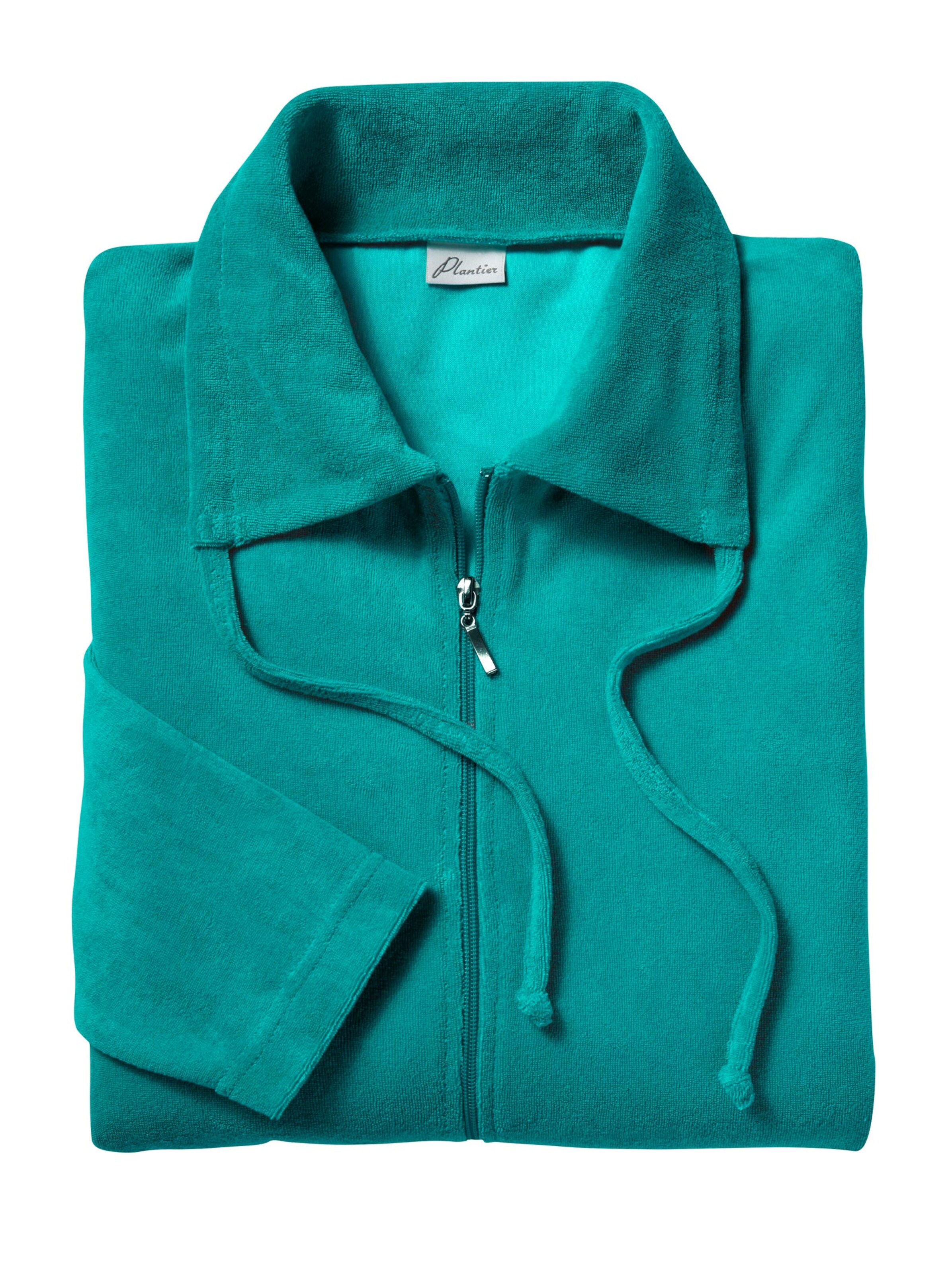 Plantier Bademantel - smaragdgrün