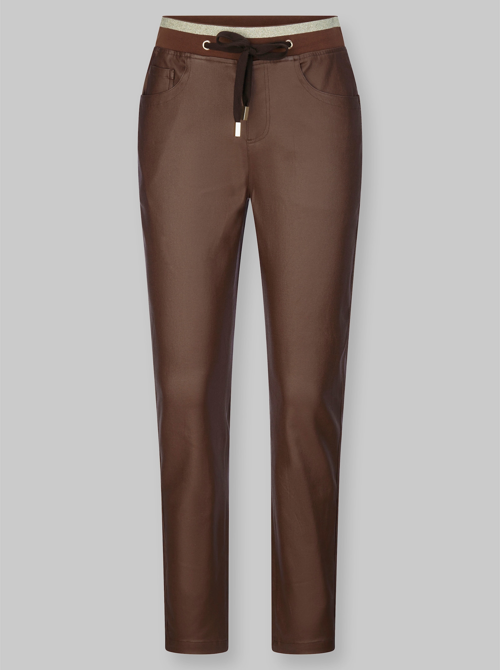 heine Schlupfhose mit Beschichtung - schoko