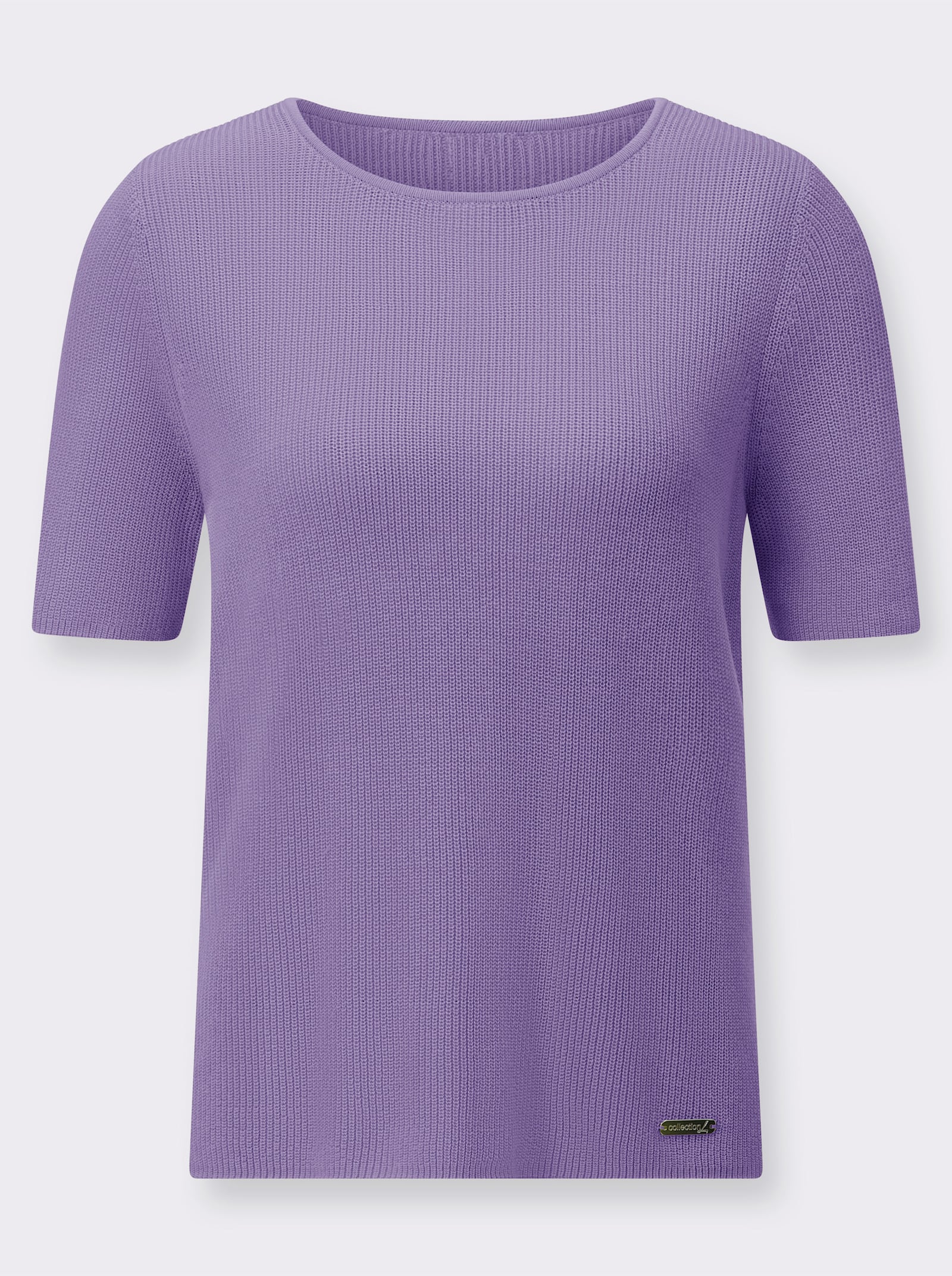 Twin-Set aus reiner Baumwolle - lavendel