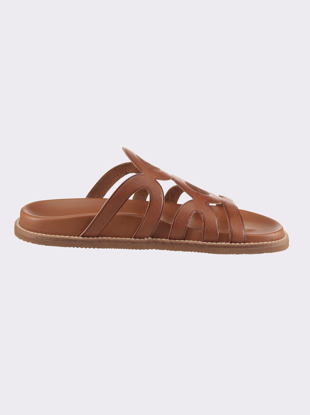 heine Pantolette - cognac