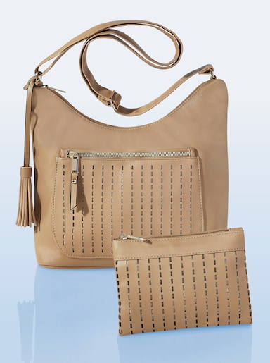 Handtaschen-Set, 2-tlg. - braun