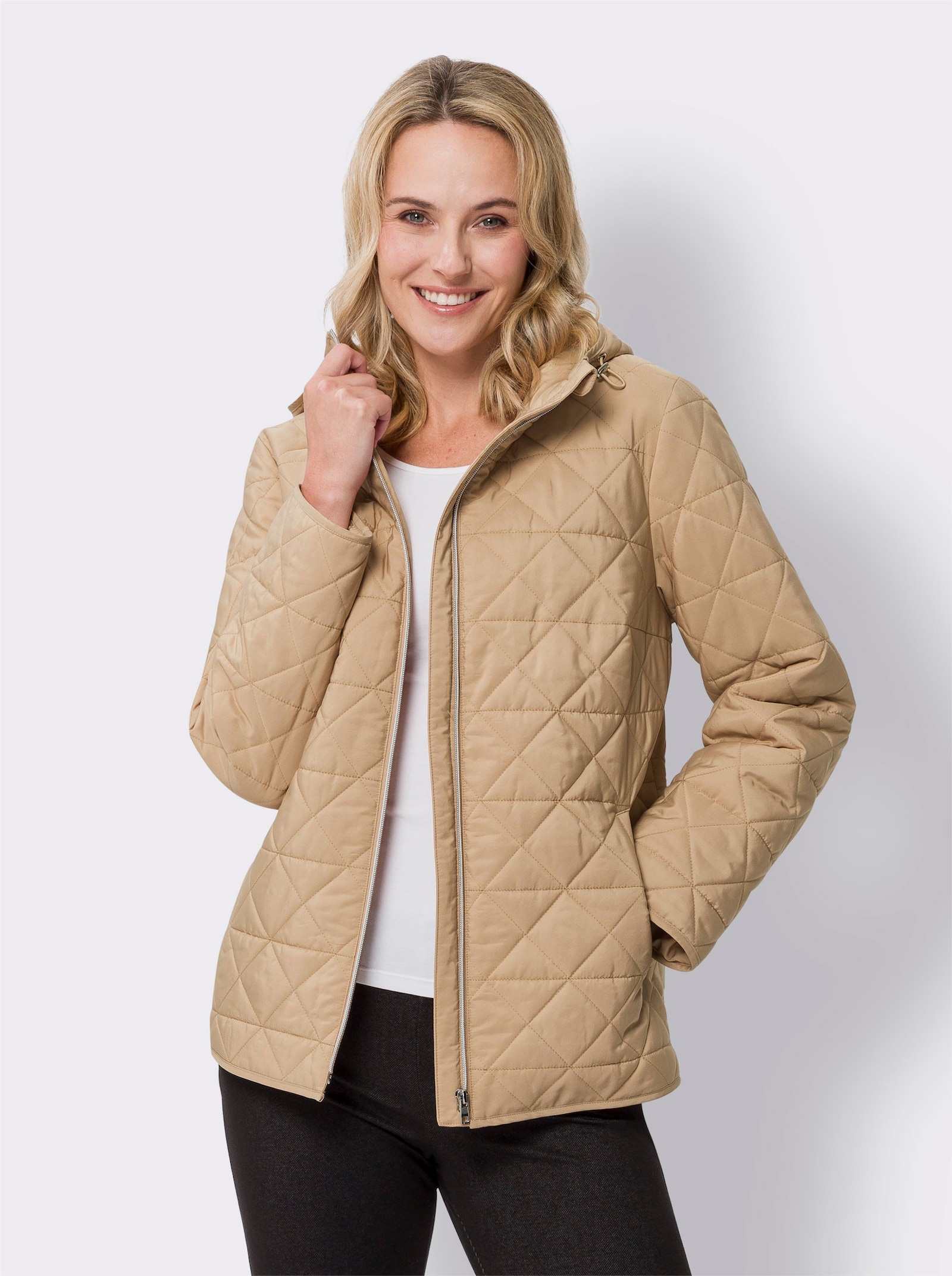 Steppjacke für normale Wintertemperaturen - camel