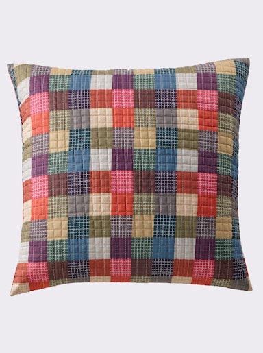 heine home Kissenhülle - rot-bunt