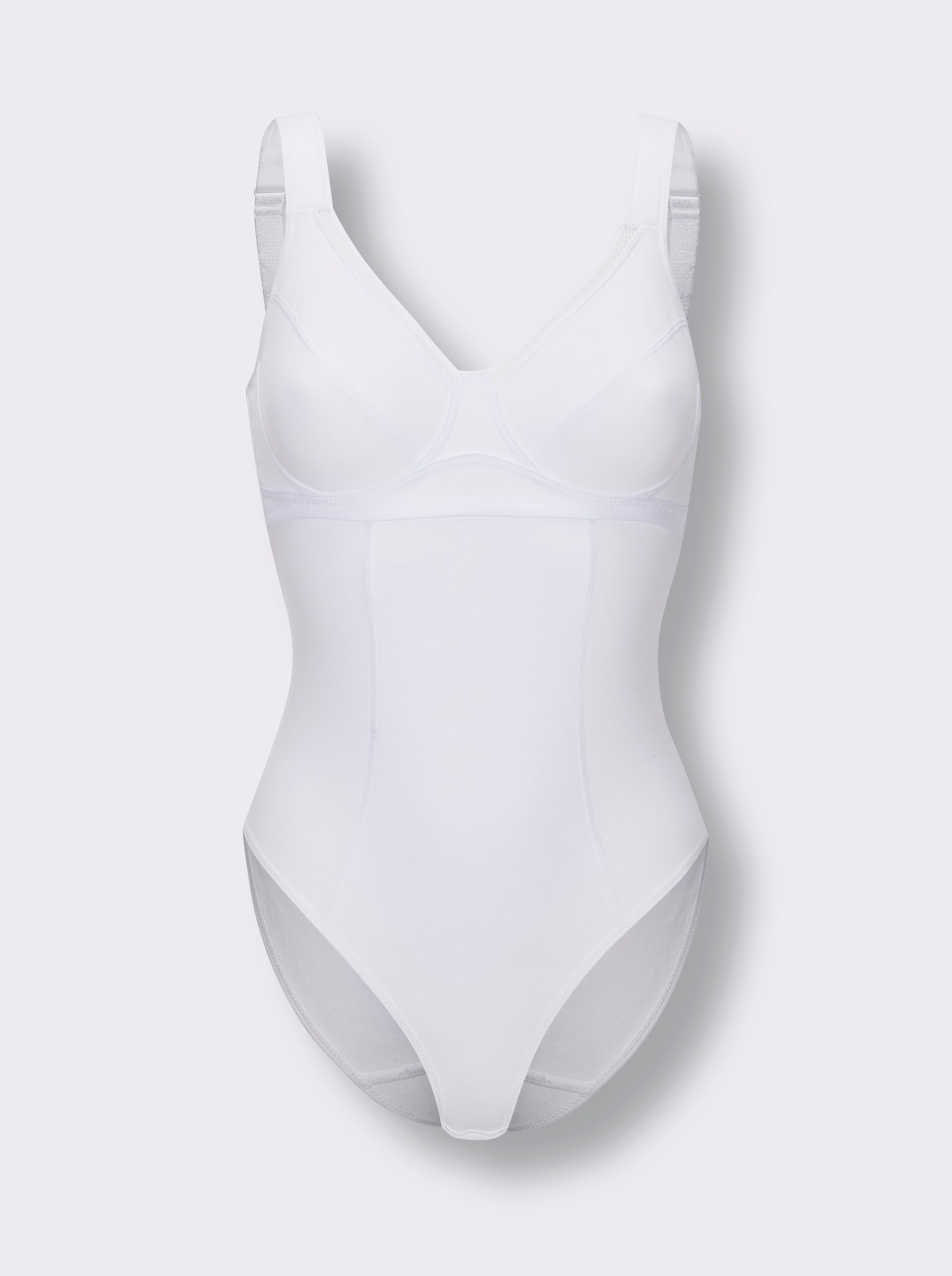 wäschepur Einteiler ohne Bügel - weiß