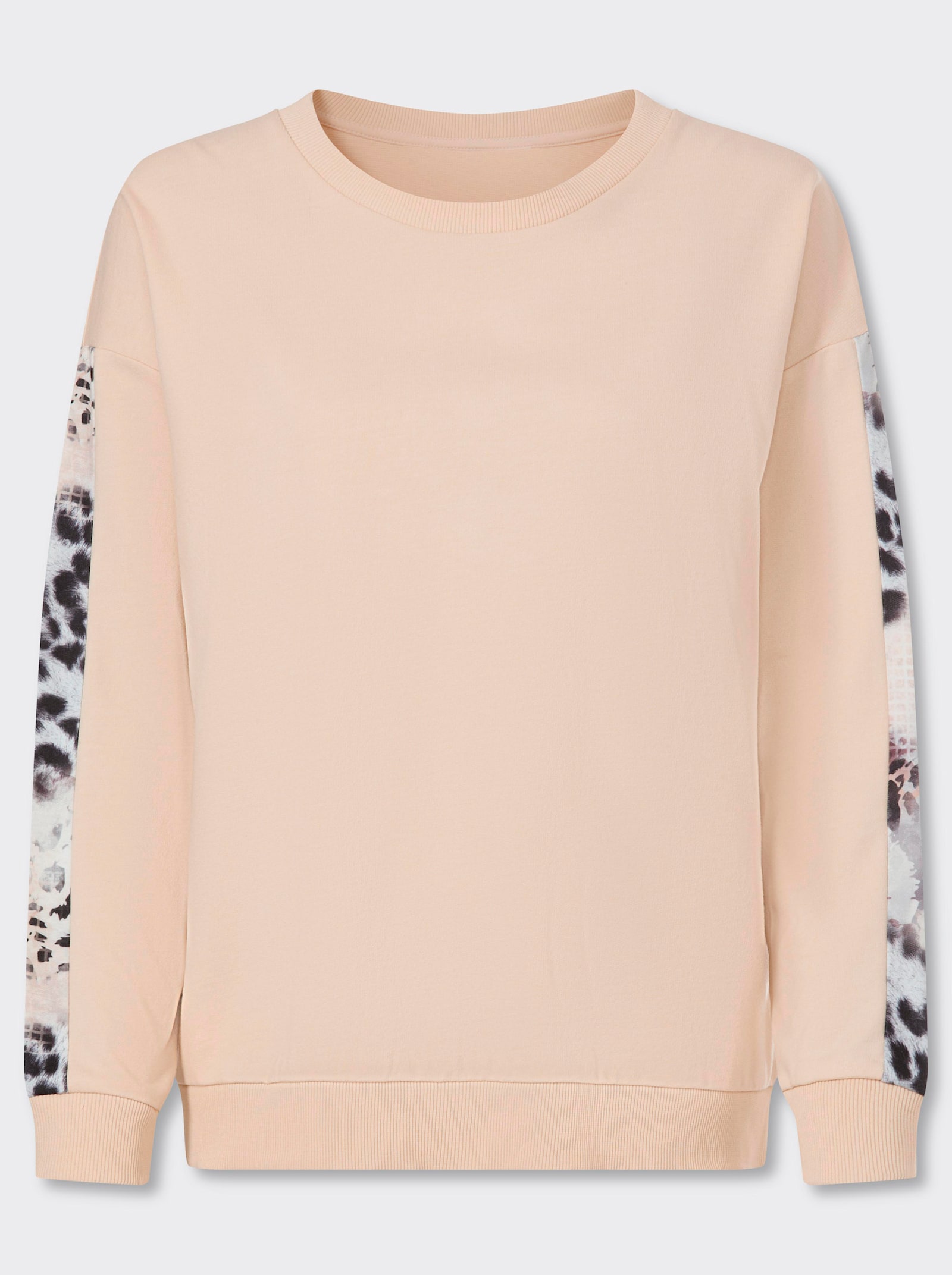 heine Sweatshirt mit Animal-Print - sand