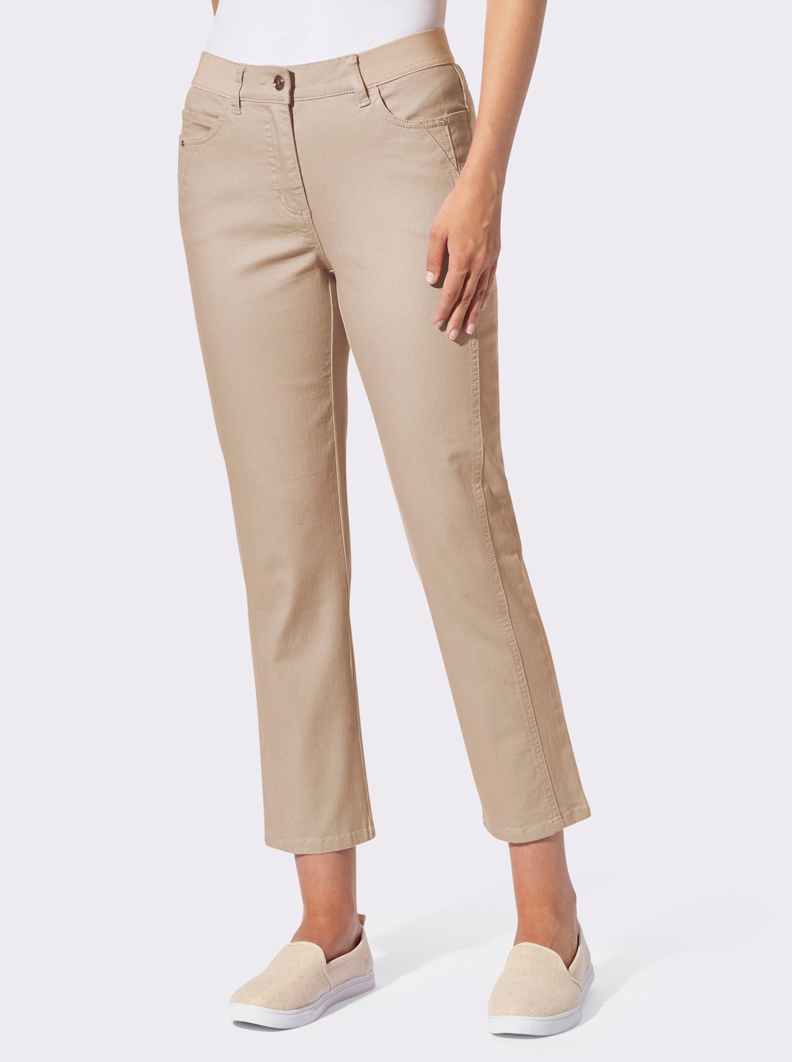 7/8-Hose in 5-Pocket-Form - sesam