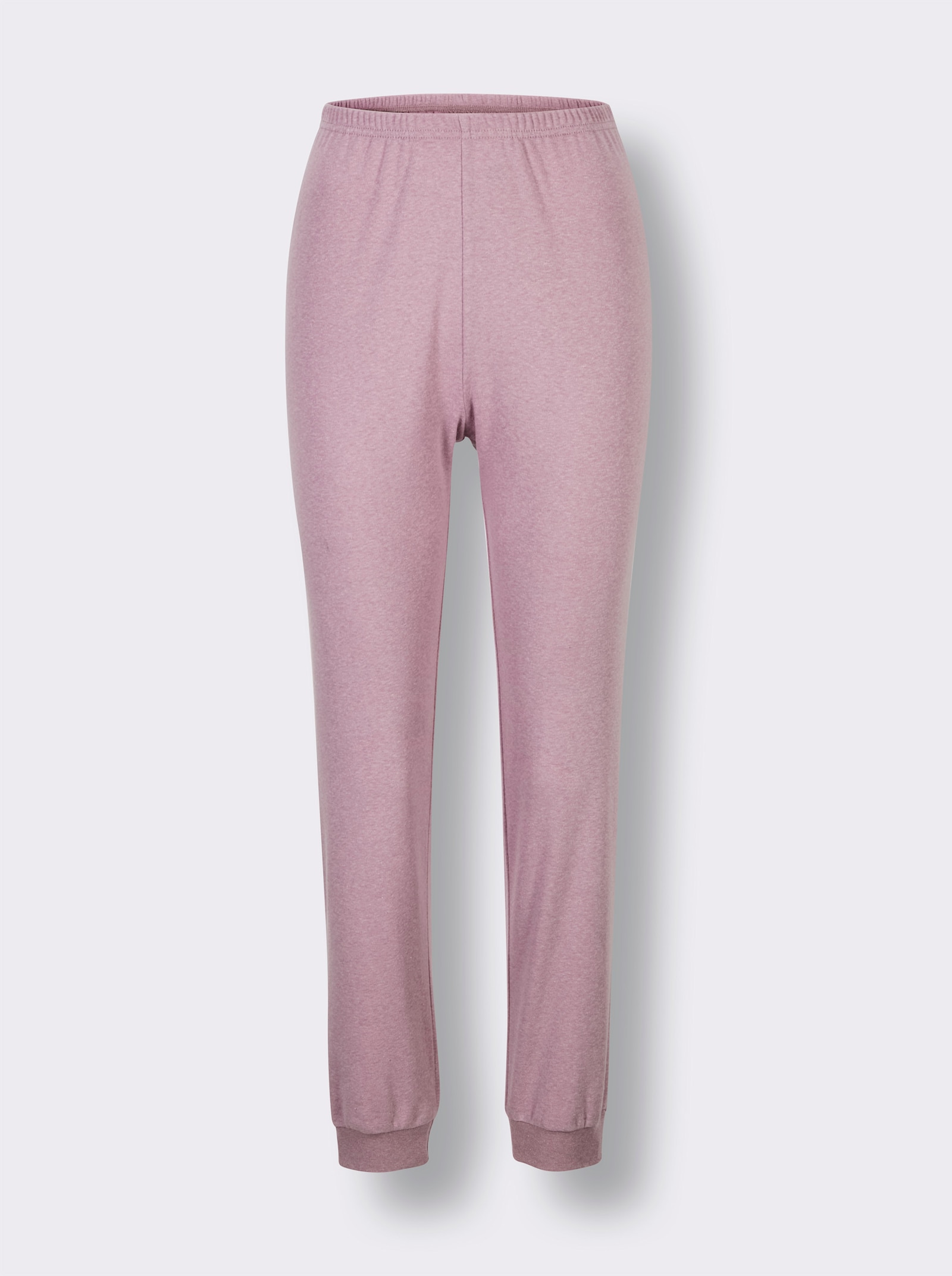 wäschepur Pyjama - lichtroze/mauve bedrukt