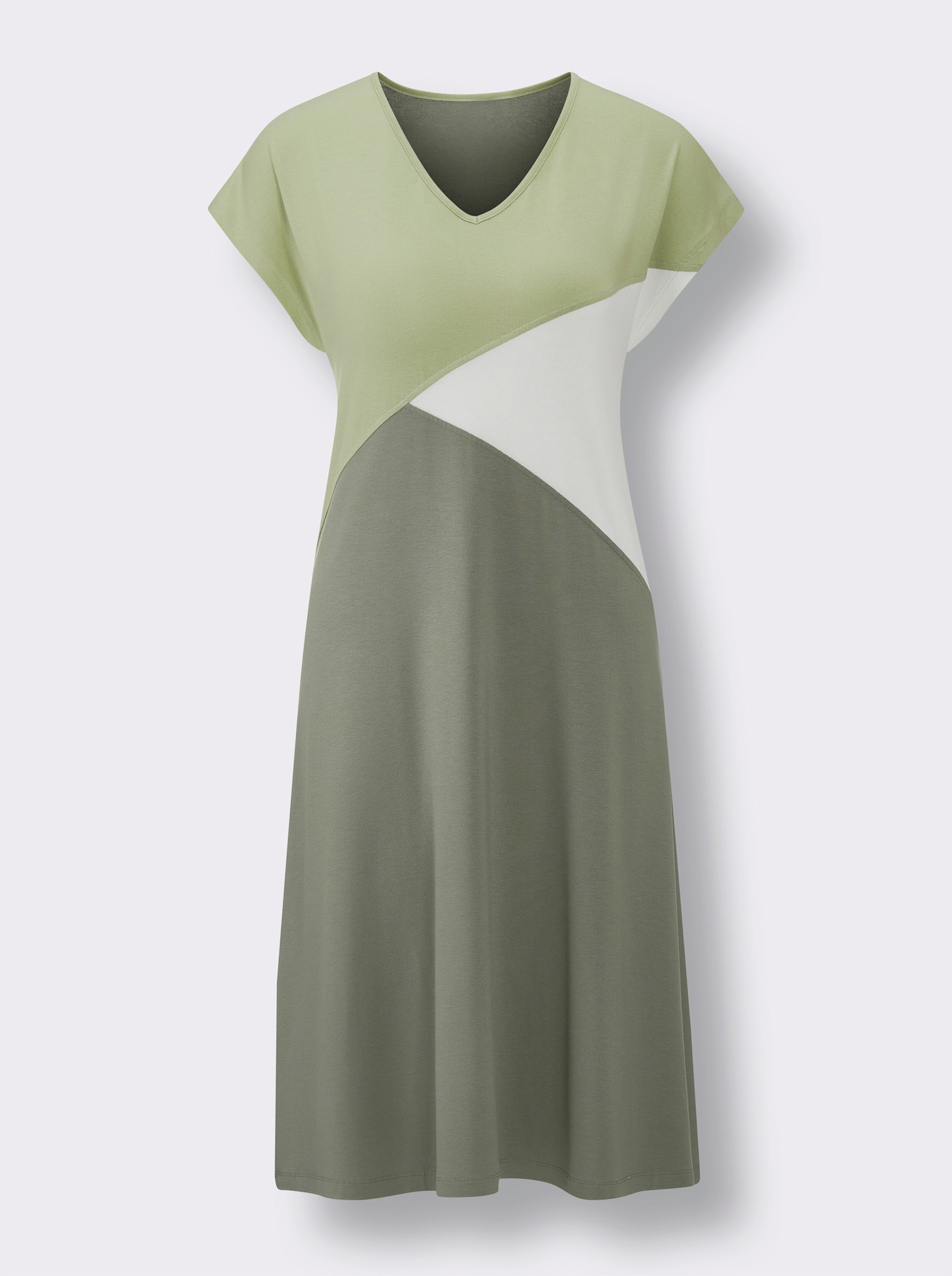 feel good Sommerkleid - lindgrün-khaki