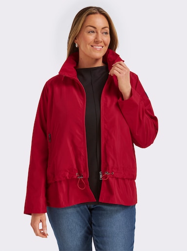 Blousonjacke mit Tunnelzug - rot