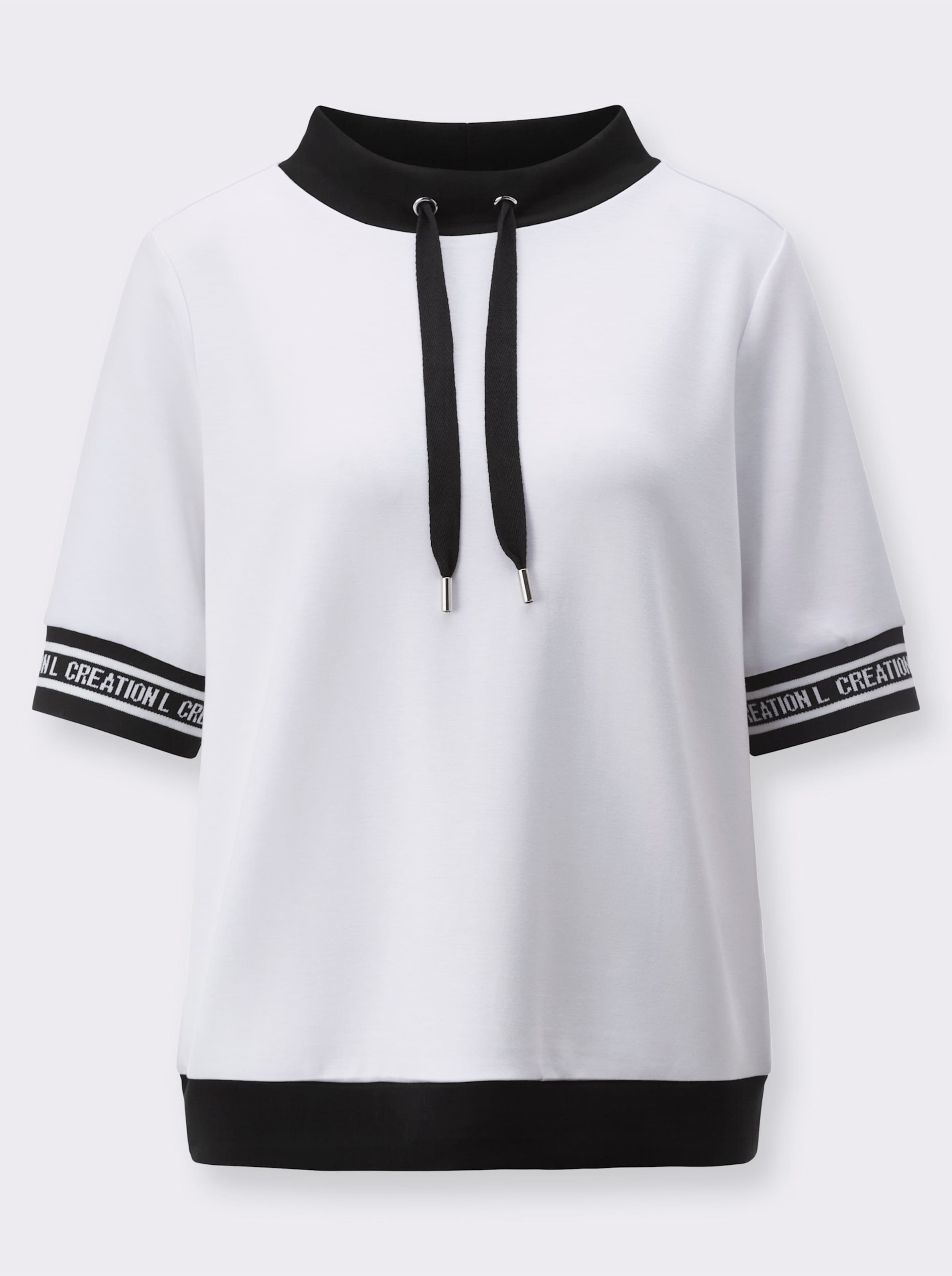 PrinStory Coltrui voor dames, elegant shirt met halve mouwen, katoen