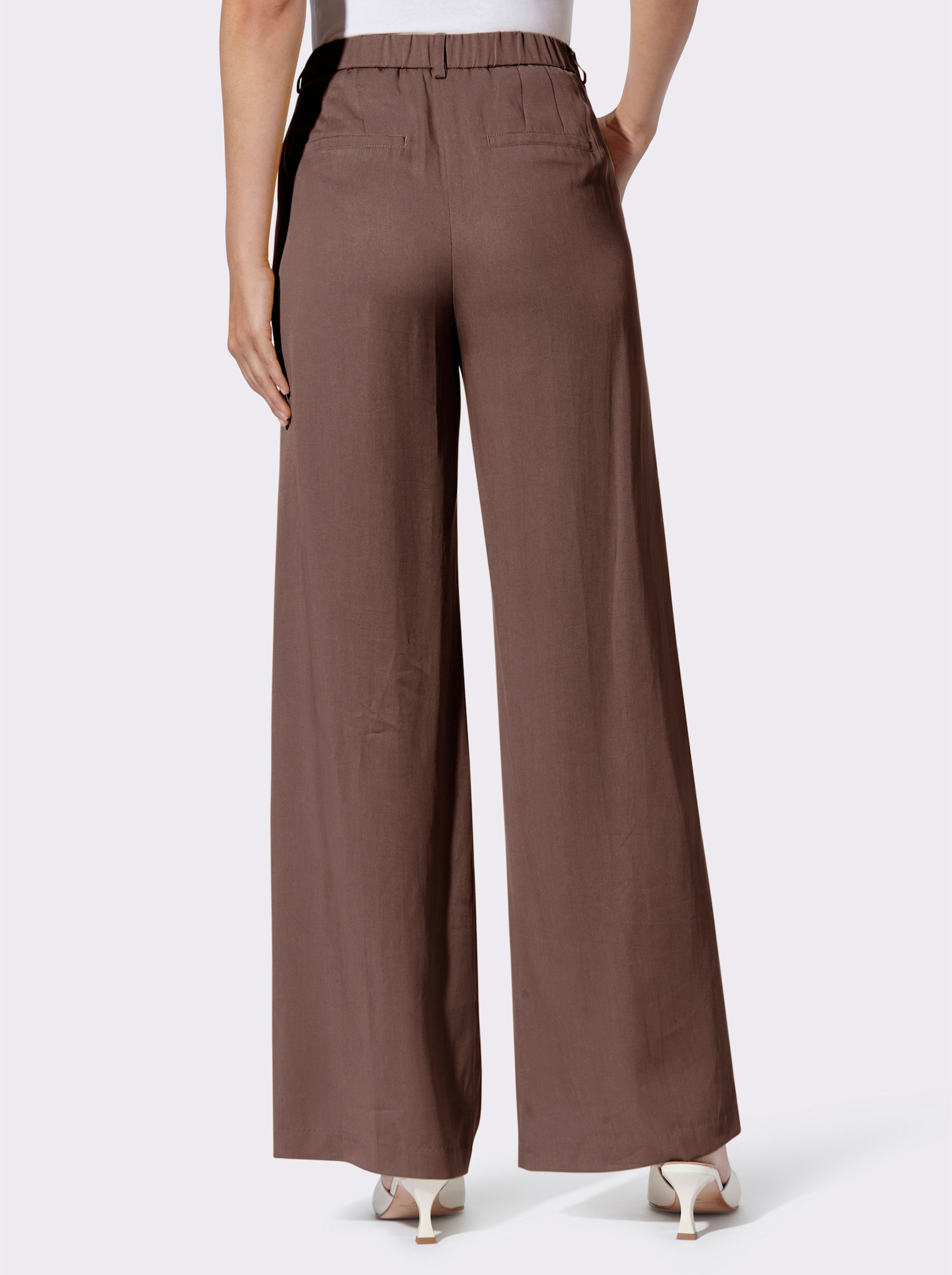 heine Webhose aus Lyocell - schoko