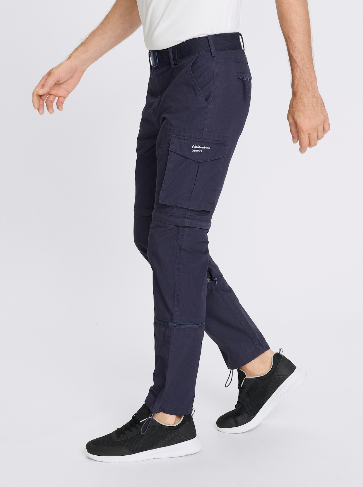 Catamaran Sports Trekkinghose mit 2-fach abzippbaren Beinen - marine