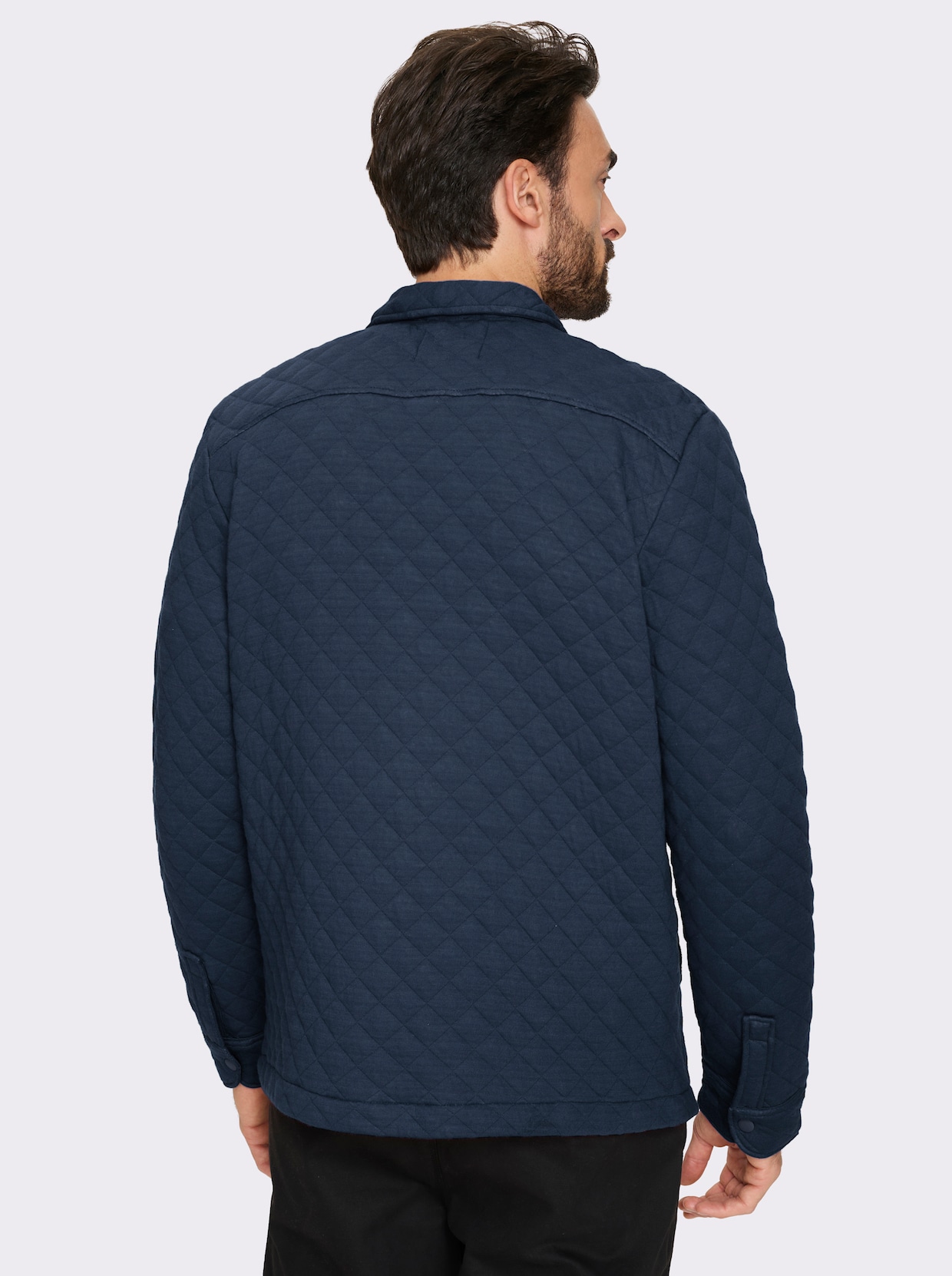 Marco Donati Jacke für die Übergangszeit, leicht wattiert - dunkelblau