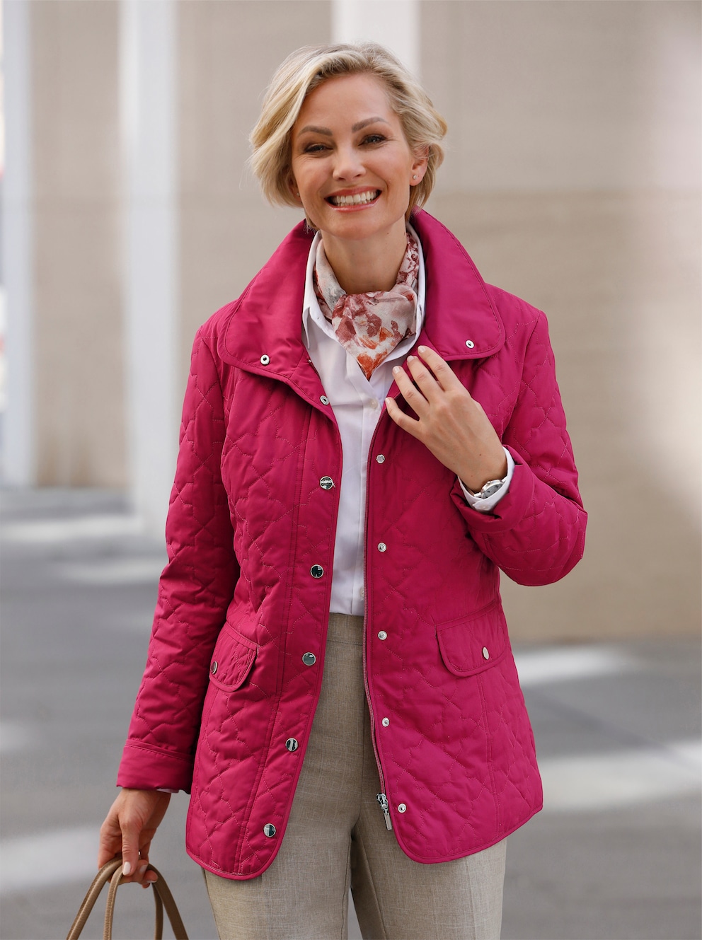 Mantel Kurze Leichte Jacke Mantel (kurz, Relaxed Fit) Für Damen