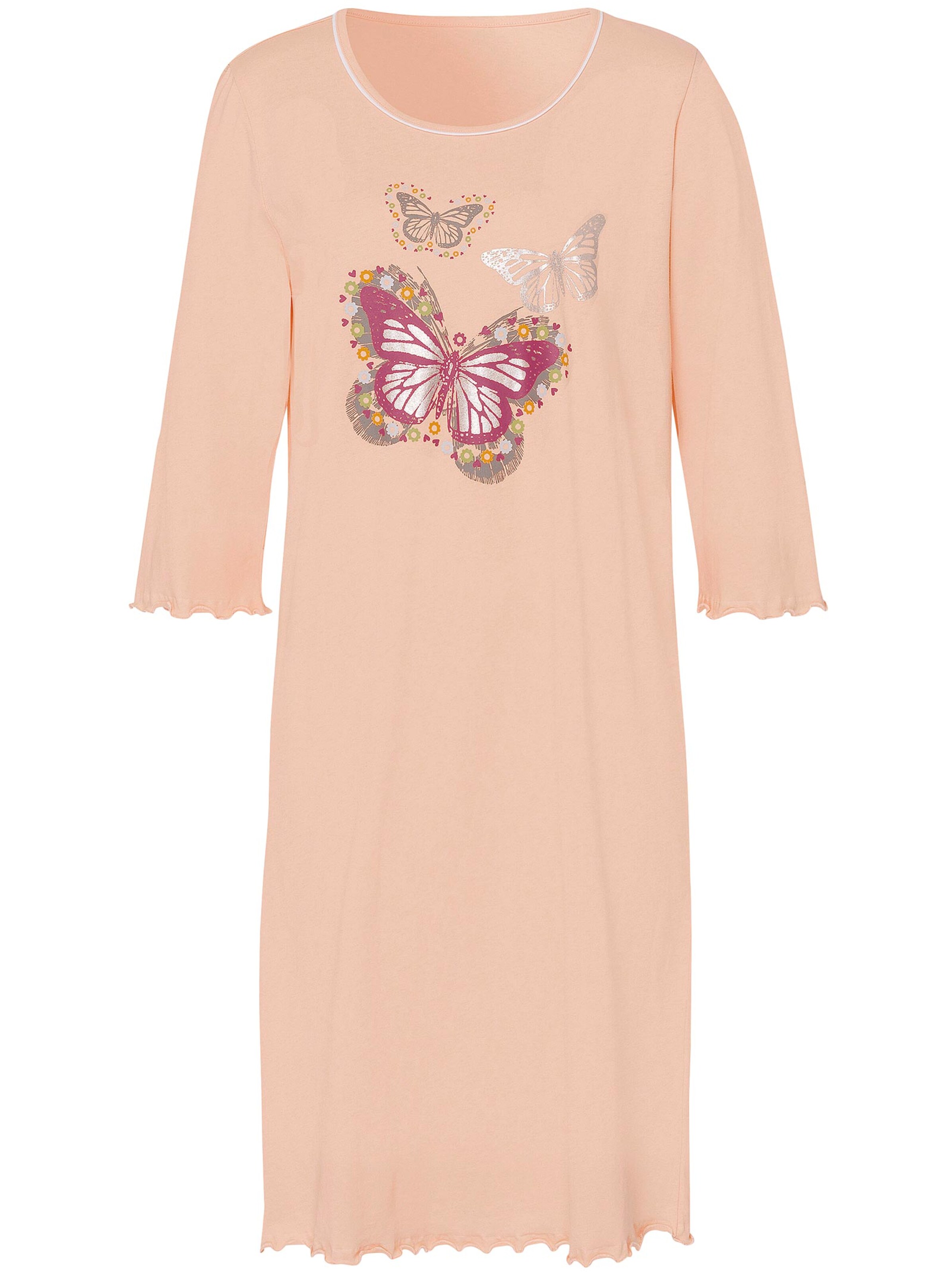 Nachthemd - mint + apricot