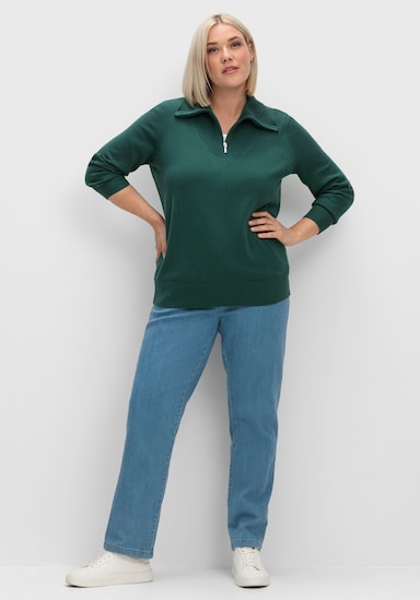 Troyer aus reiner Baumwolle - tanne