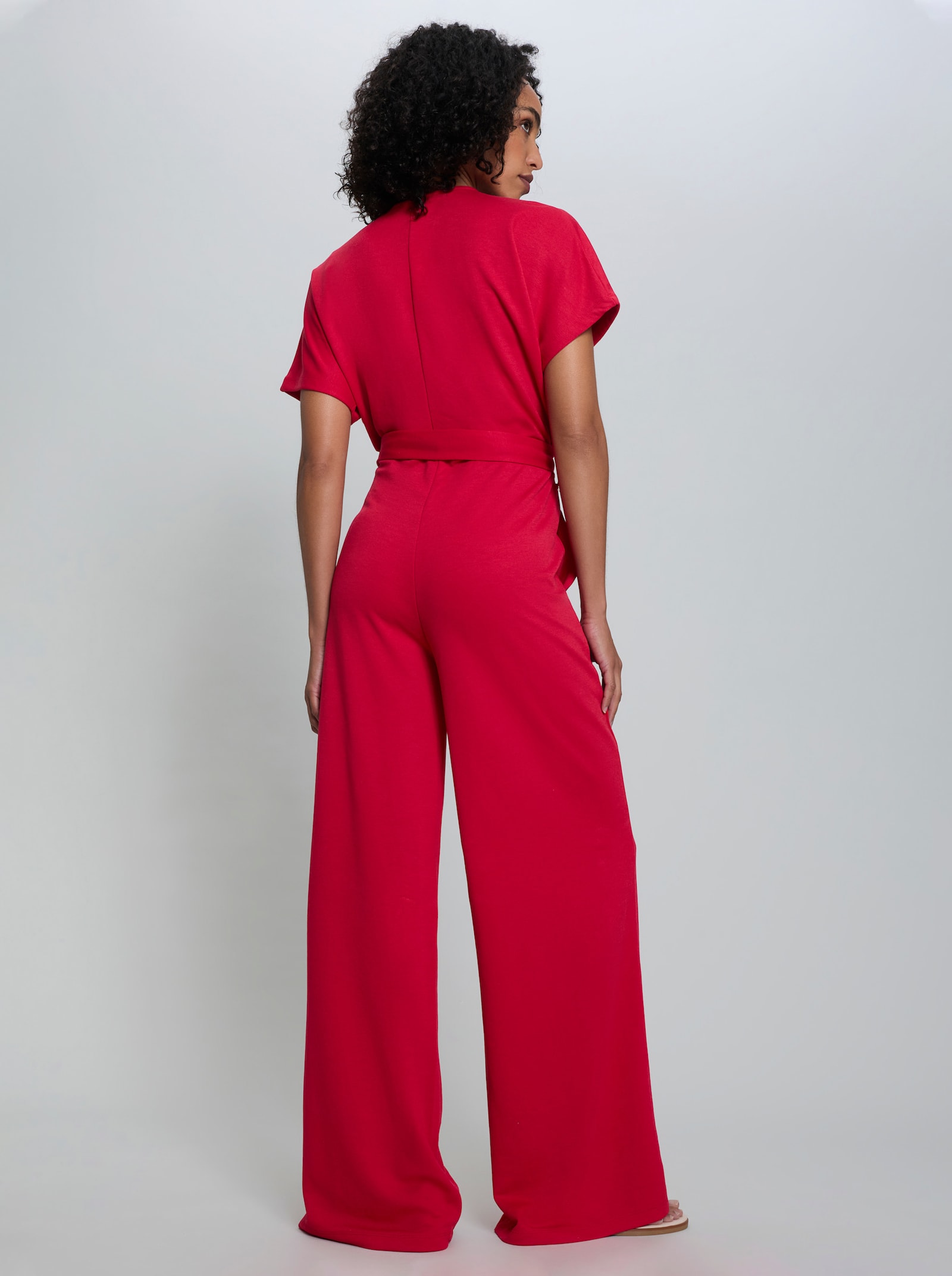 heine Jumpsuit in Wickel-Optik - rot