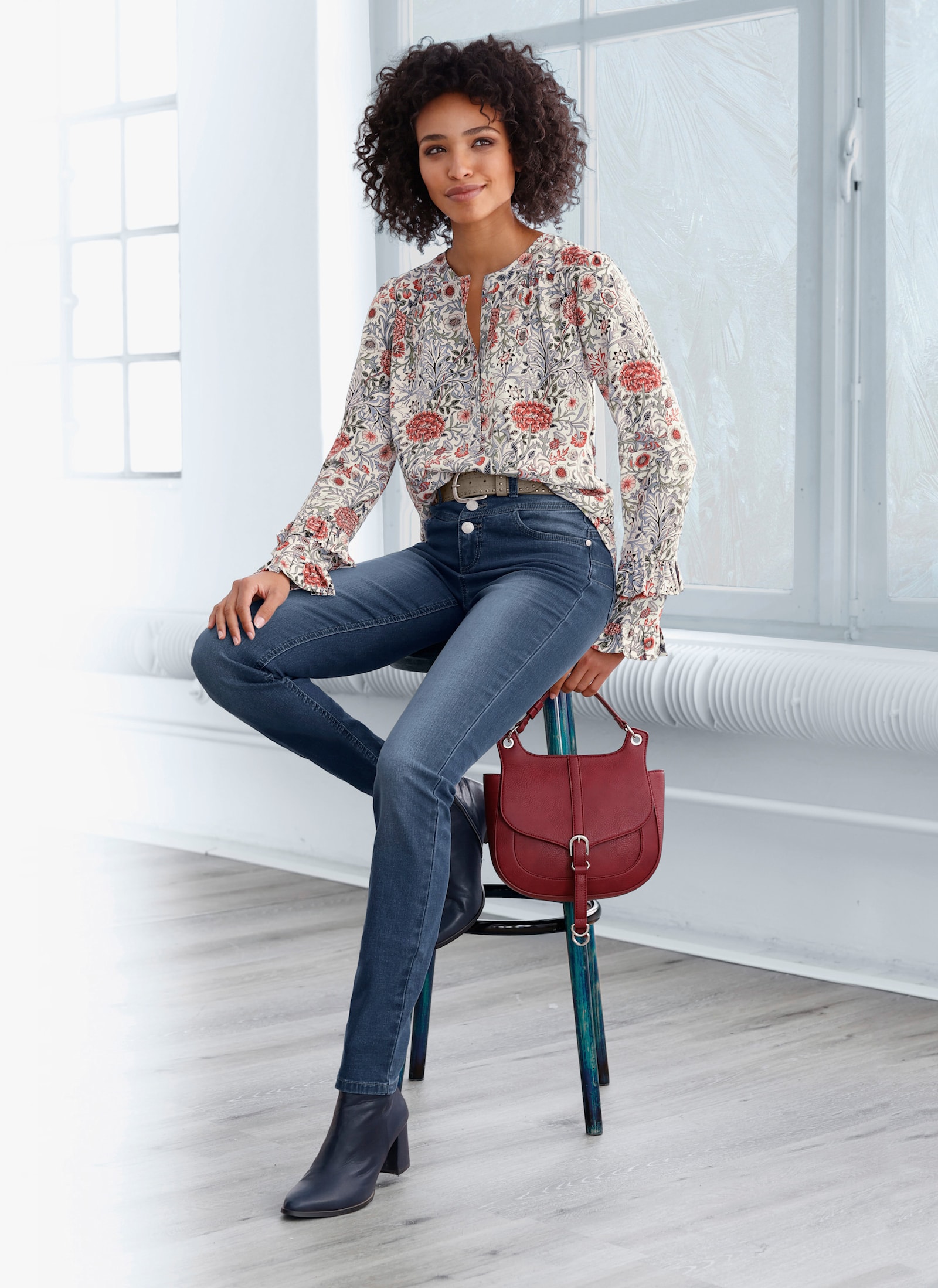 Andrea Conti Stiefelette - dunkelblau