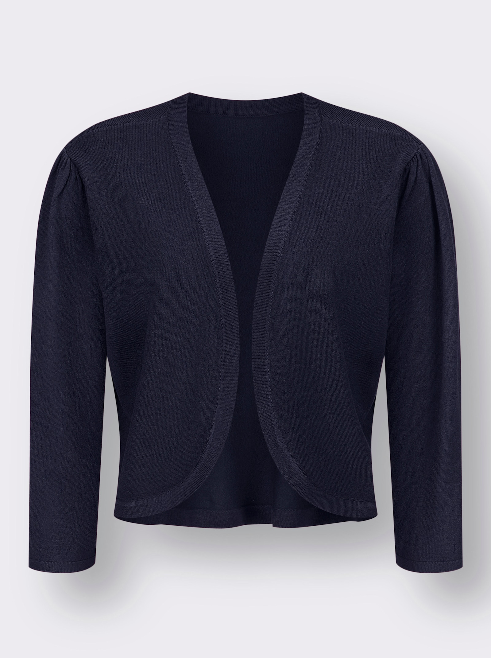 Bolero in Feinstrick-Qualität - marine