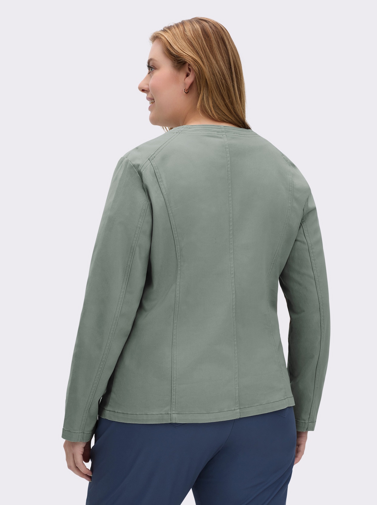 Jeansblazer - schilf