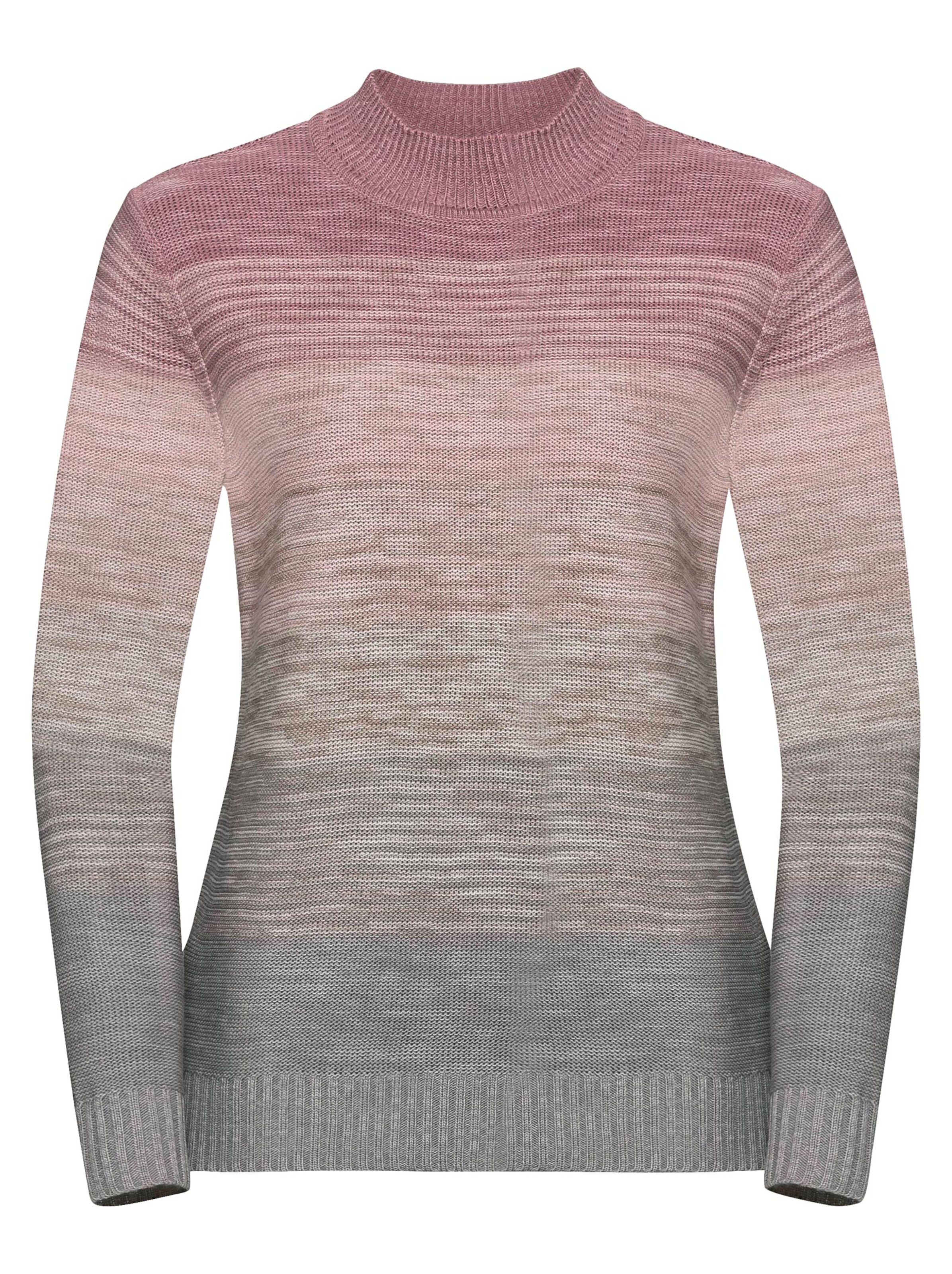 Pullover - rosé-gemustert