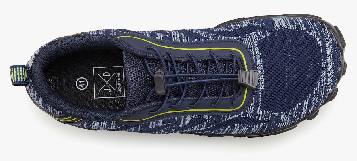 Sneaker - navy/gelb
