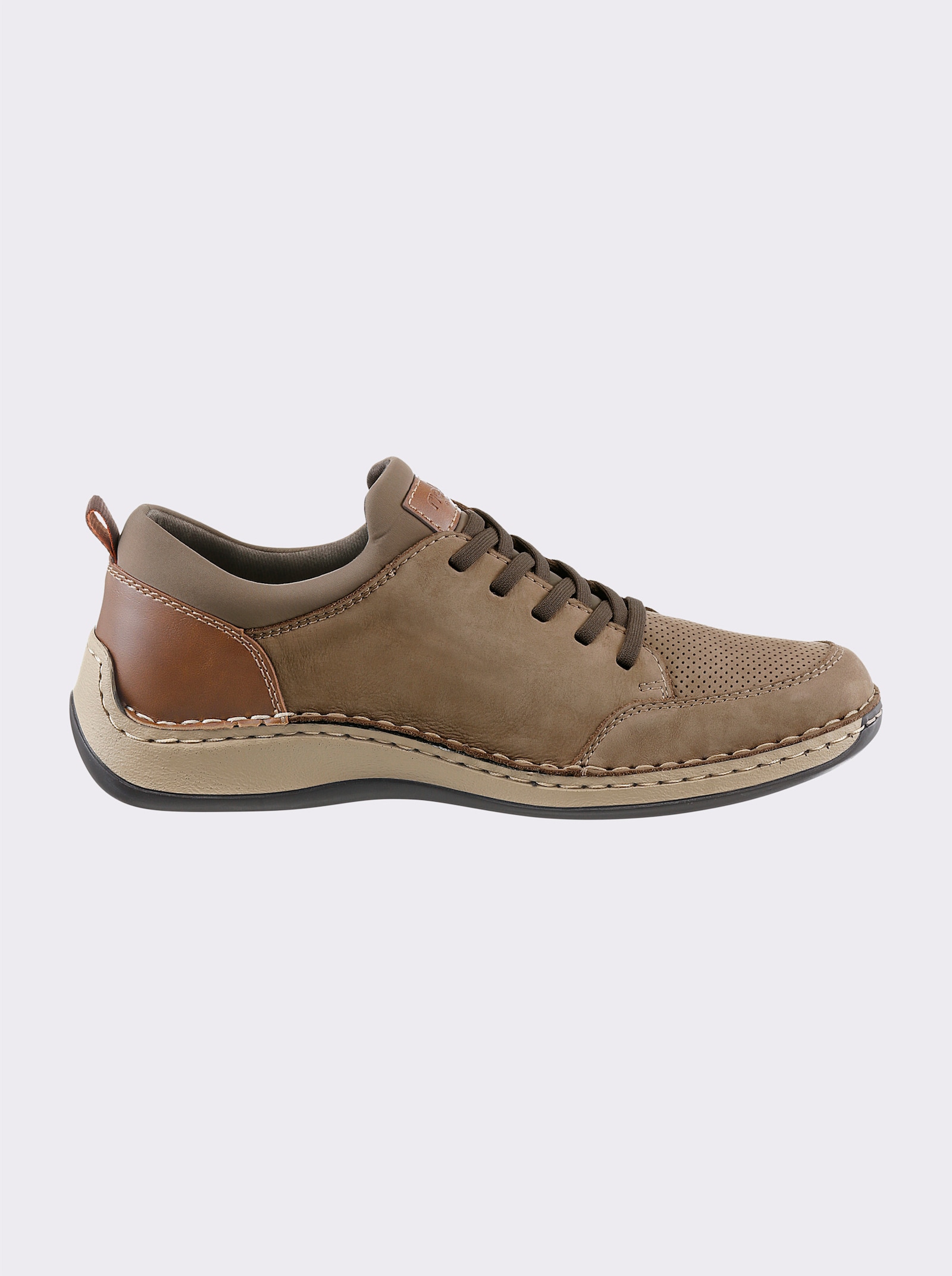 Rieker Slip-On Sneaker zum einfachen Reinschlüpfen - sand