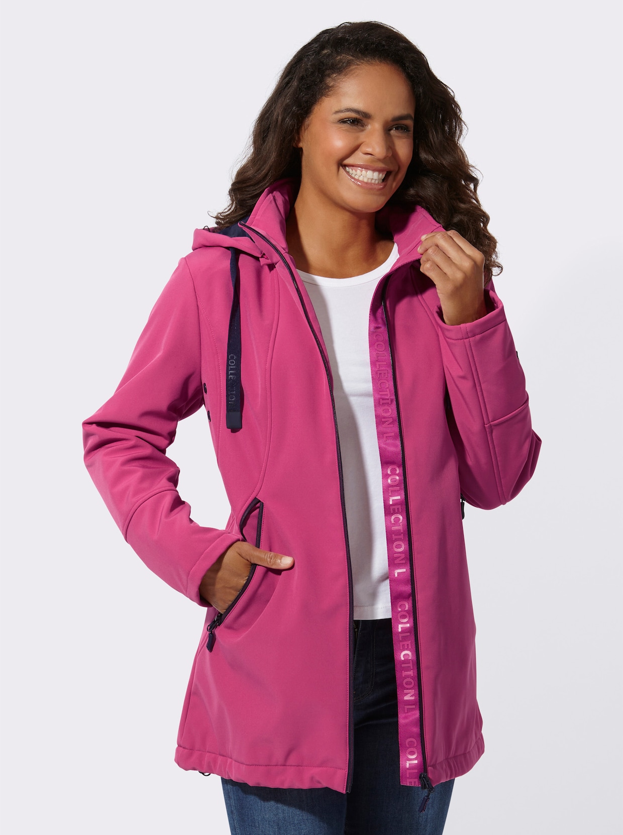 Softshelljacke - fuchsia