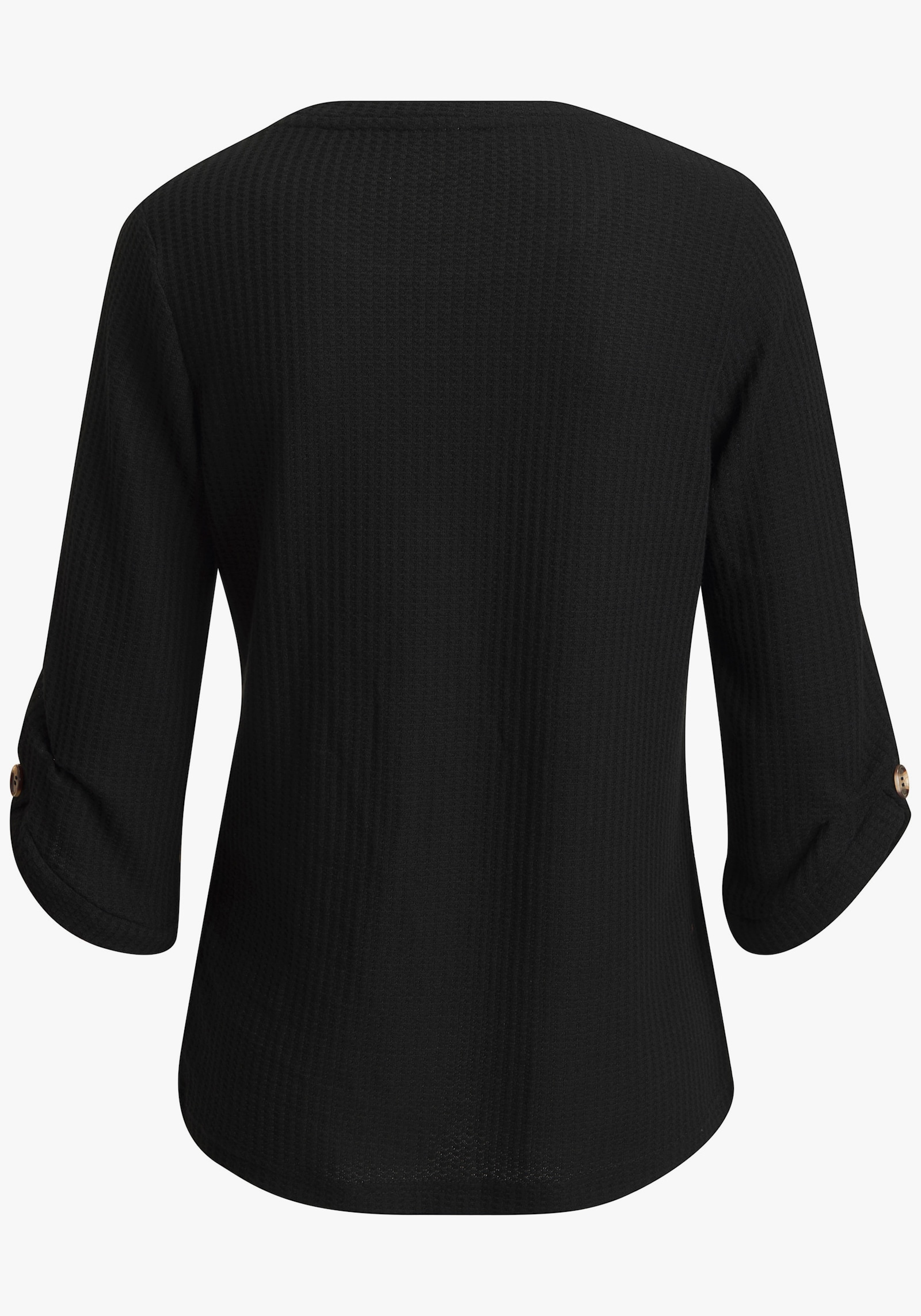 LASCANA 3/4-Arm-Shirt - schwarz