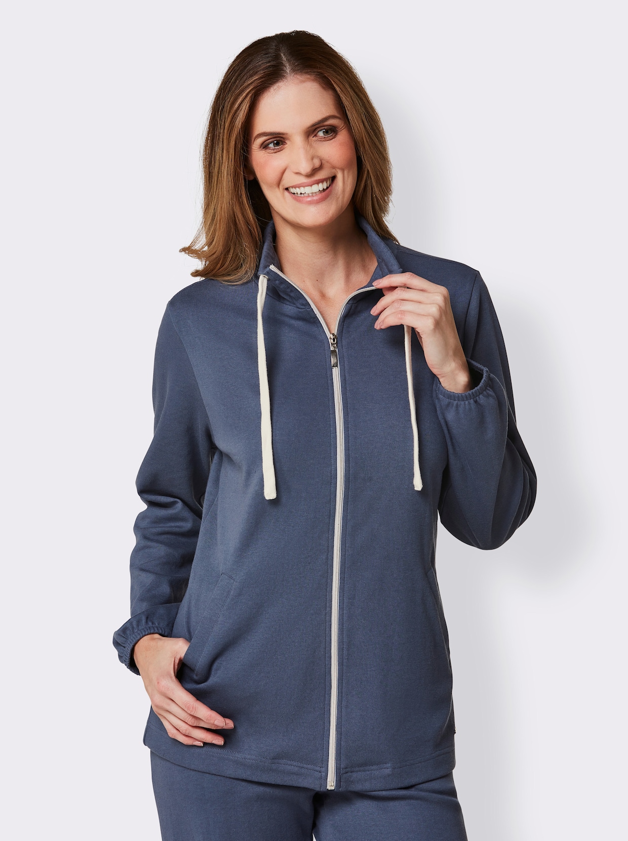 feel good Jacke - rauchblau