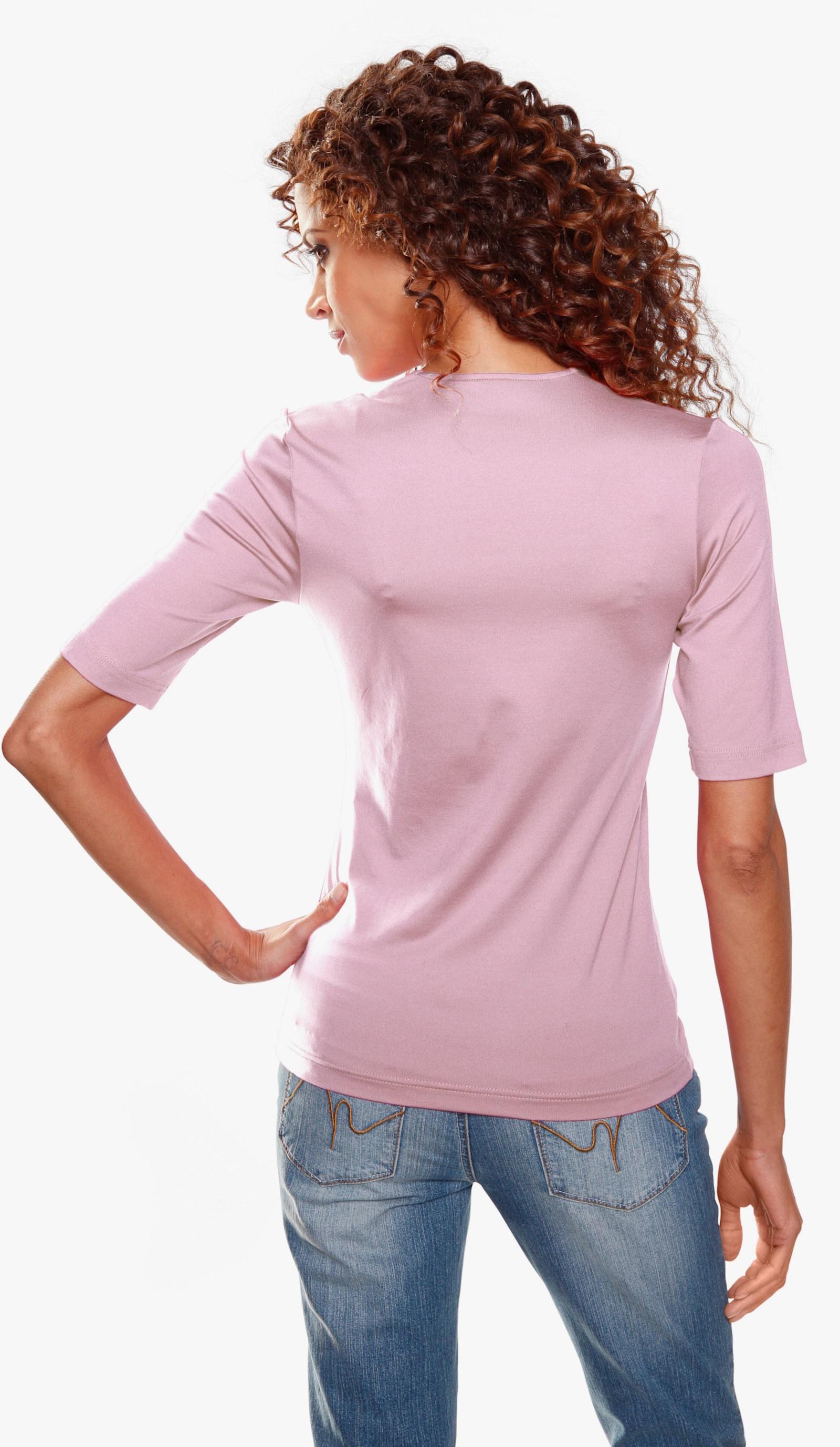 heine Shirt met halflange mouwen - roze