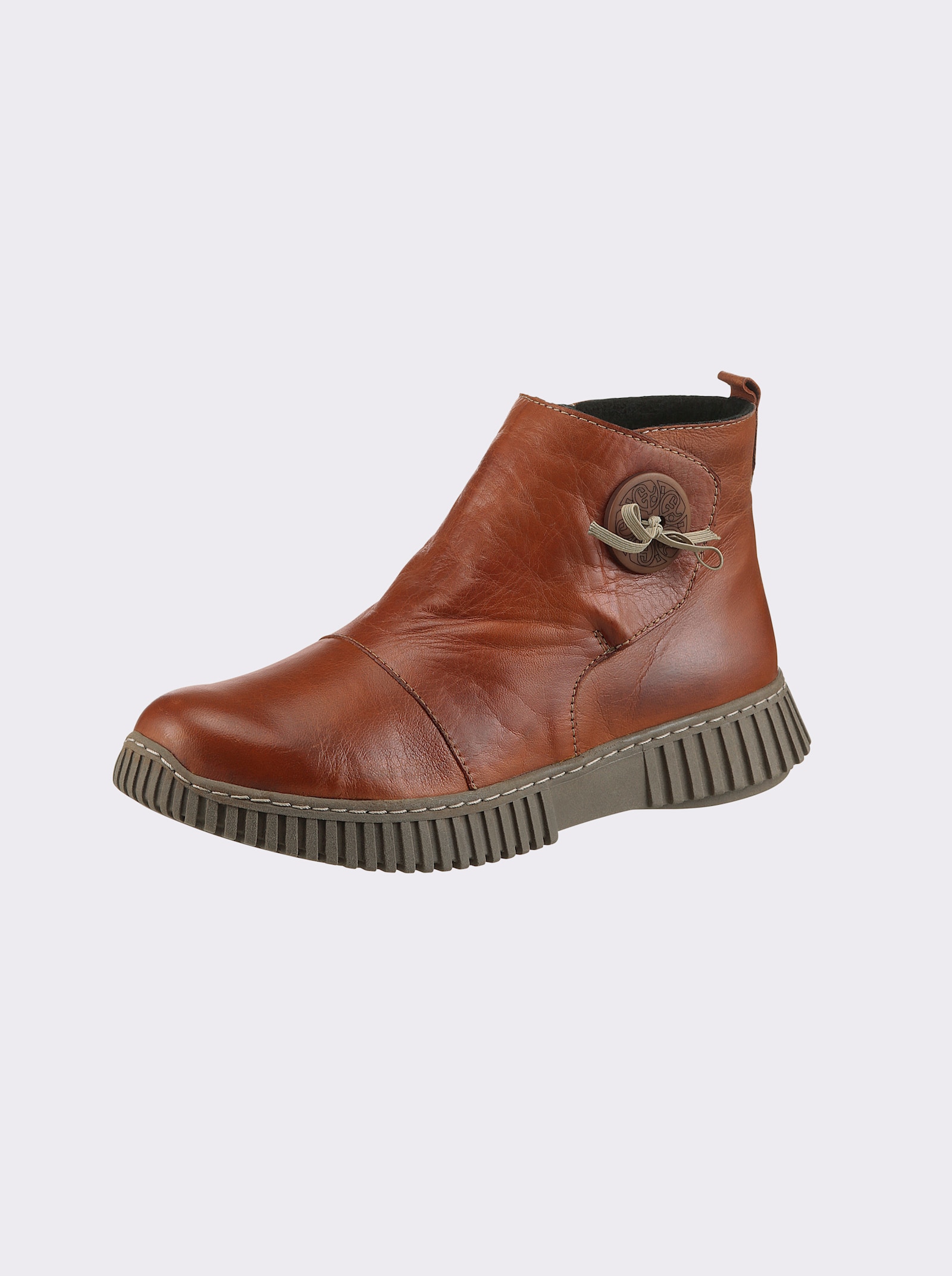 Gemini Stiefelette mit Warmfutter - cognac