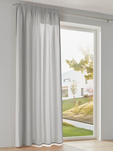 heine home Dekoschal in Microfaser-Qualität - grau