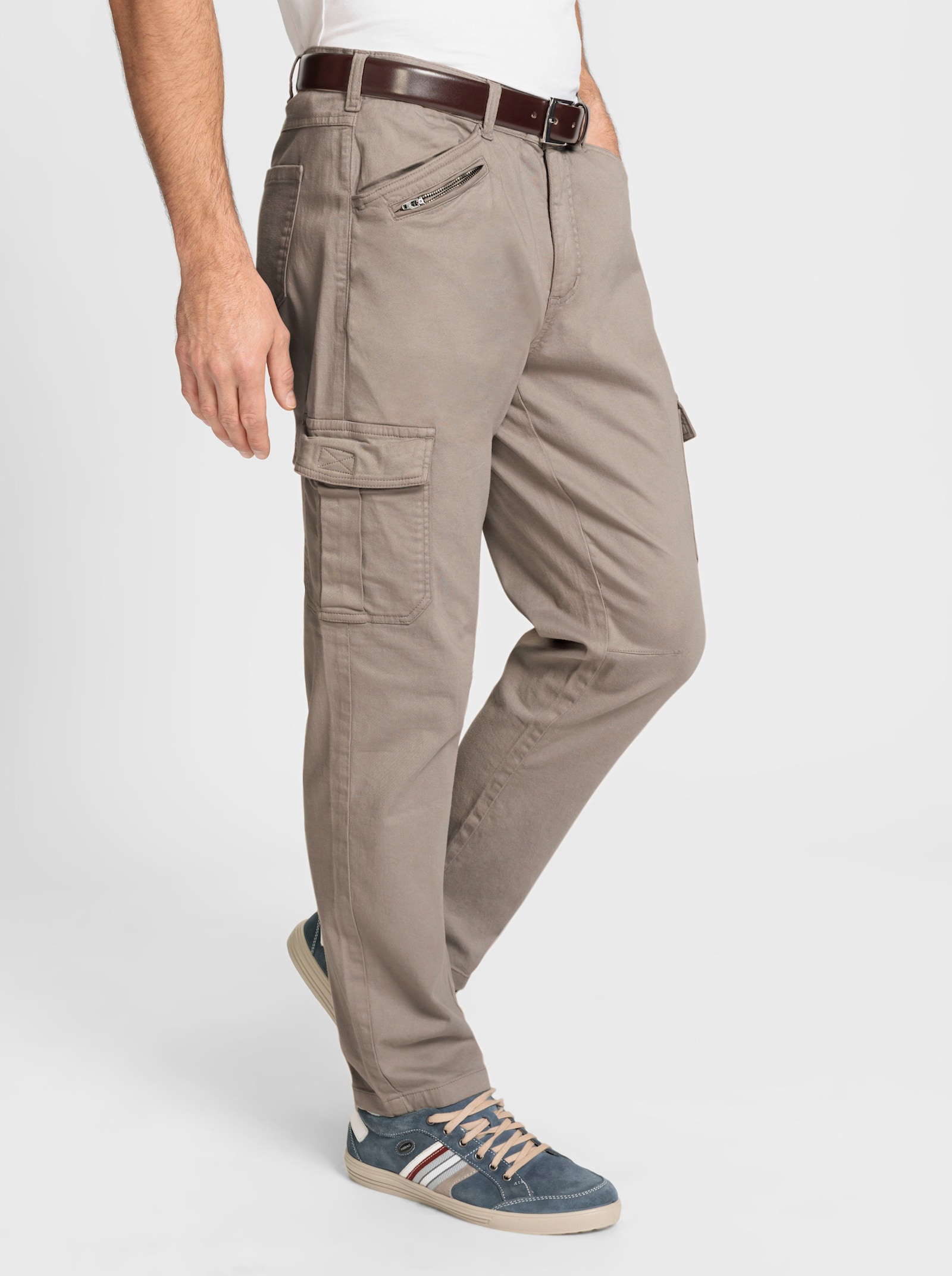 Catamaran Cargobroek met 5 zakken - sesam