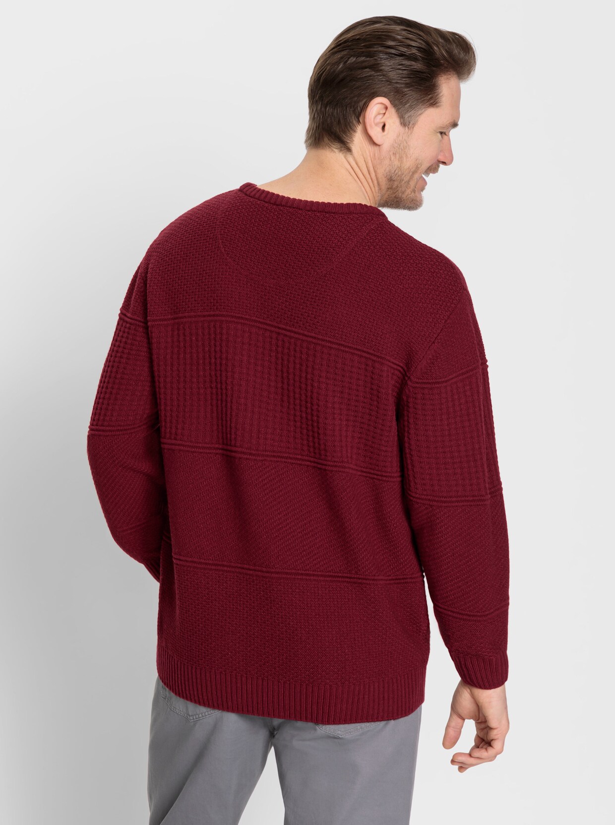 Marco Donati Pullover - dunkelrot