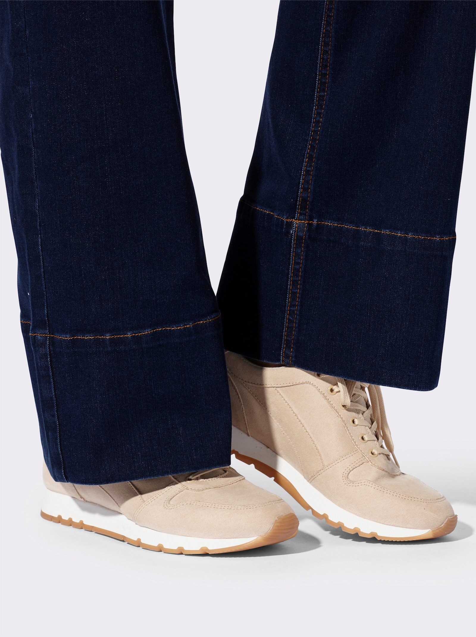 heine 5-Pocket-Jeans mit Dehneinsatz - dark blue