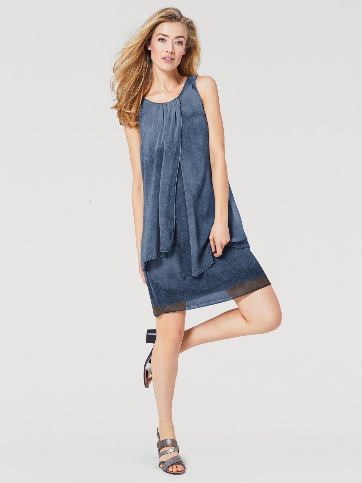 Rick Cardona Trägerkleid - blue denim