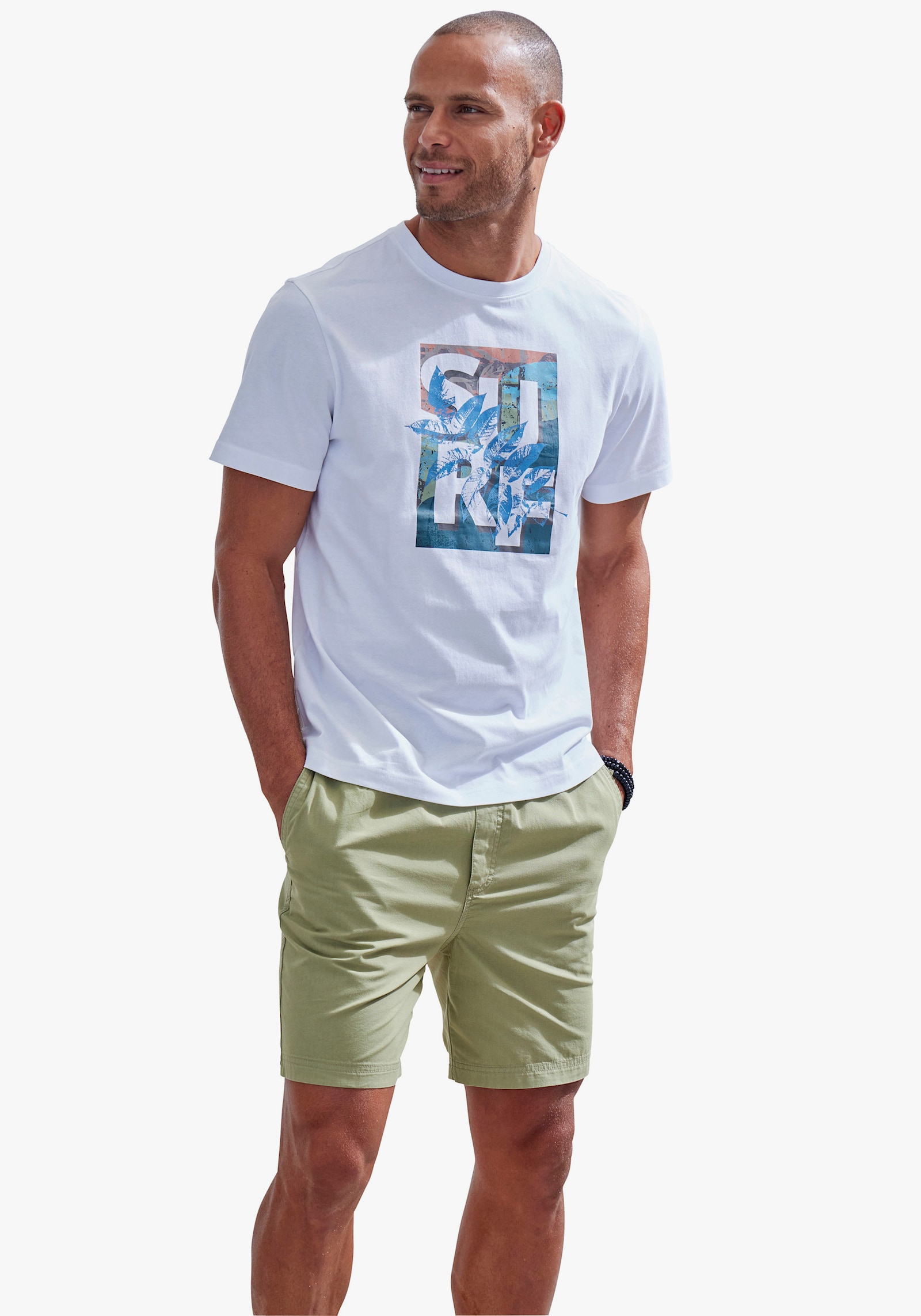 John Devin T-Shirt - weiß